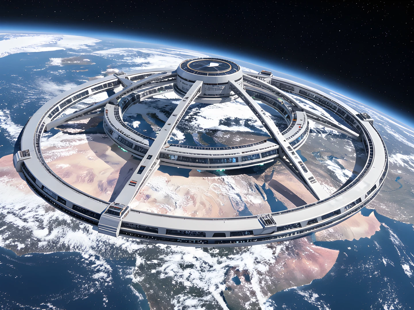 Frozen Space Colony