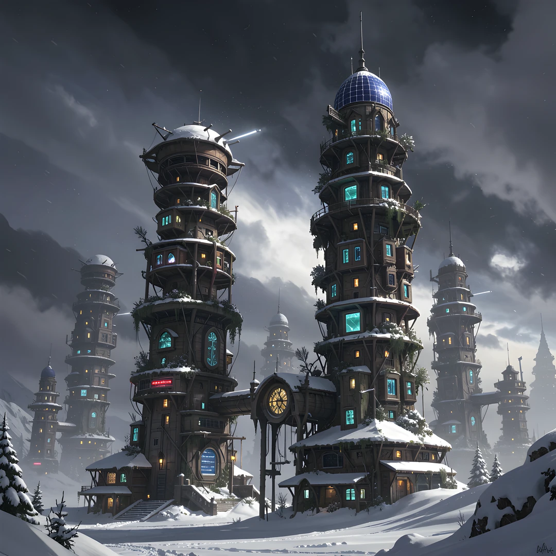 Solarpunk Spire