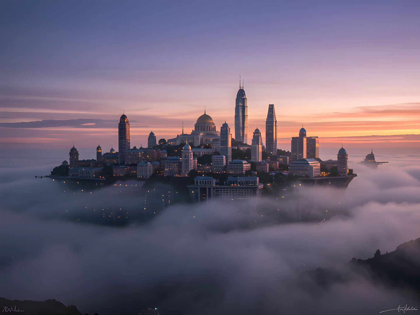 City Twilight Haze