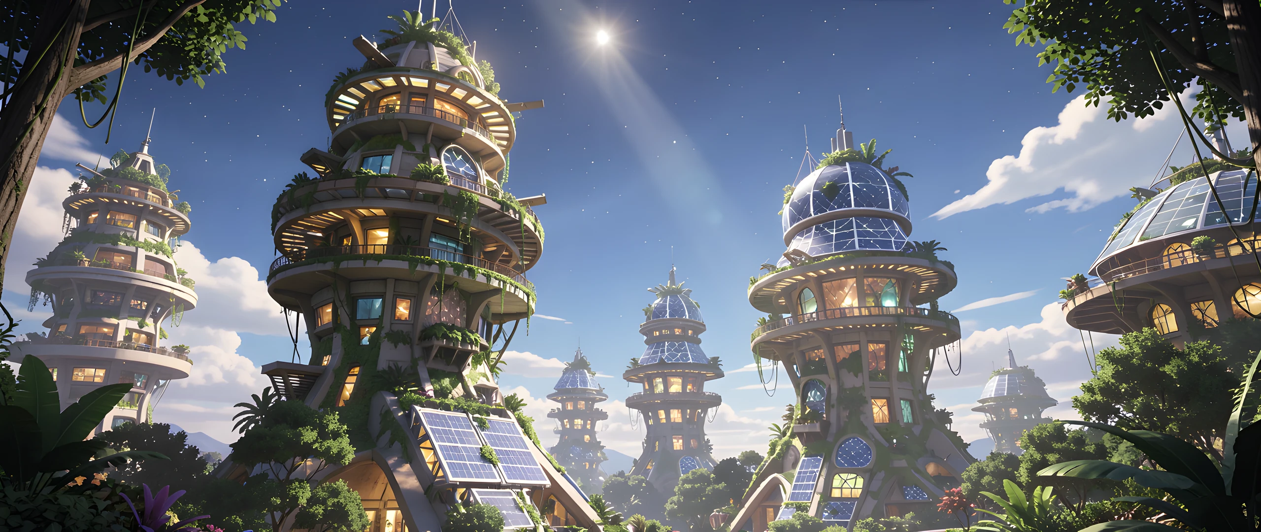 Solarpunk Skies