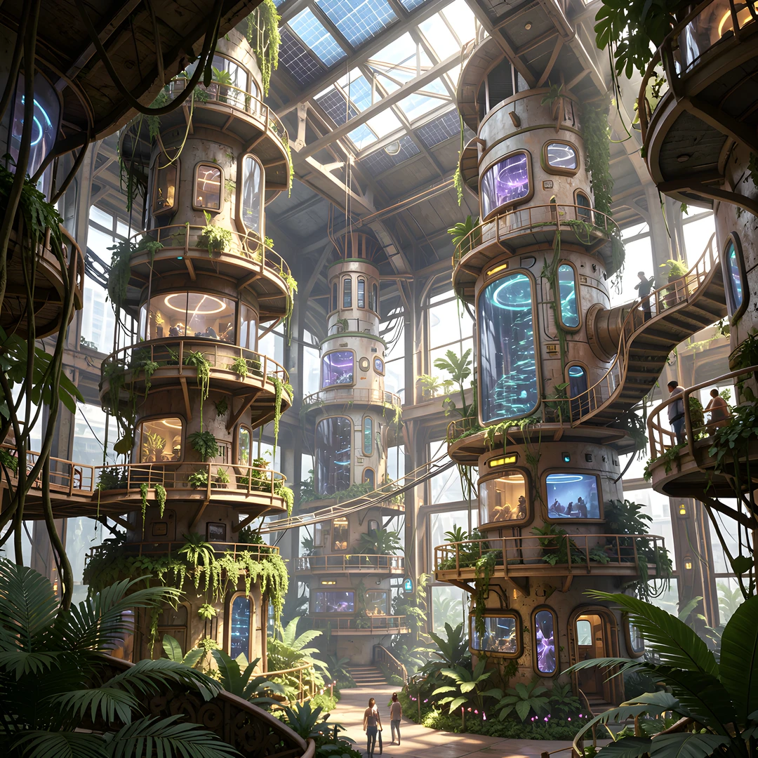 Green City Skyscrapes