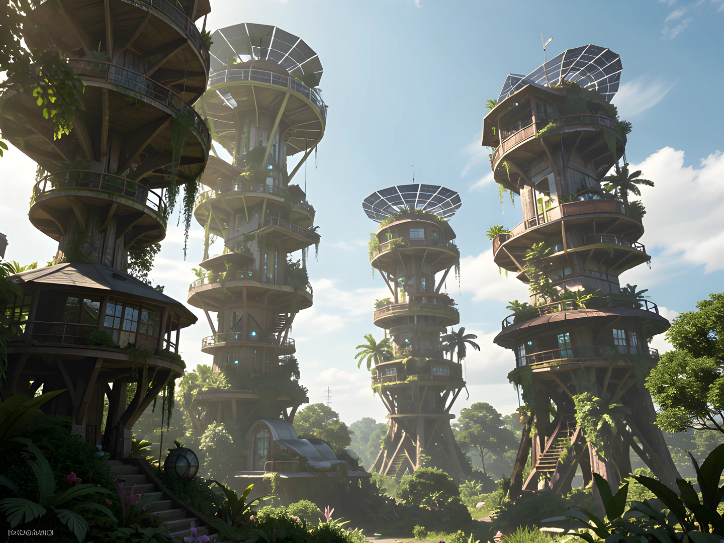 Solarpunk Skies