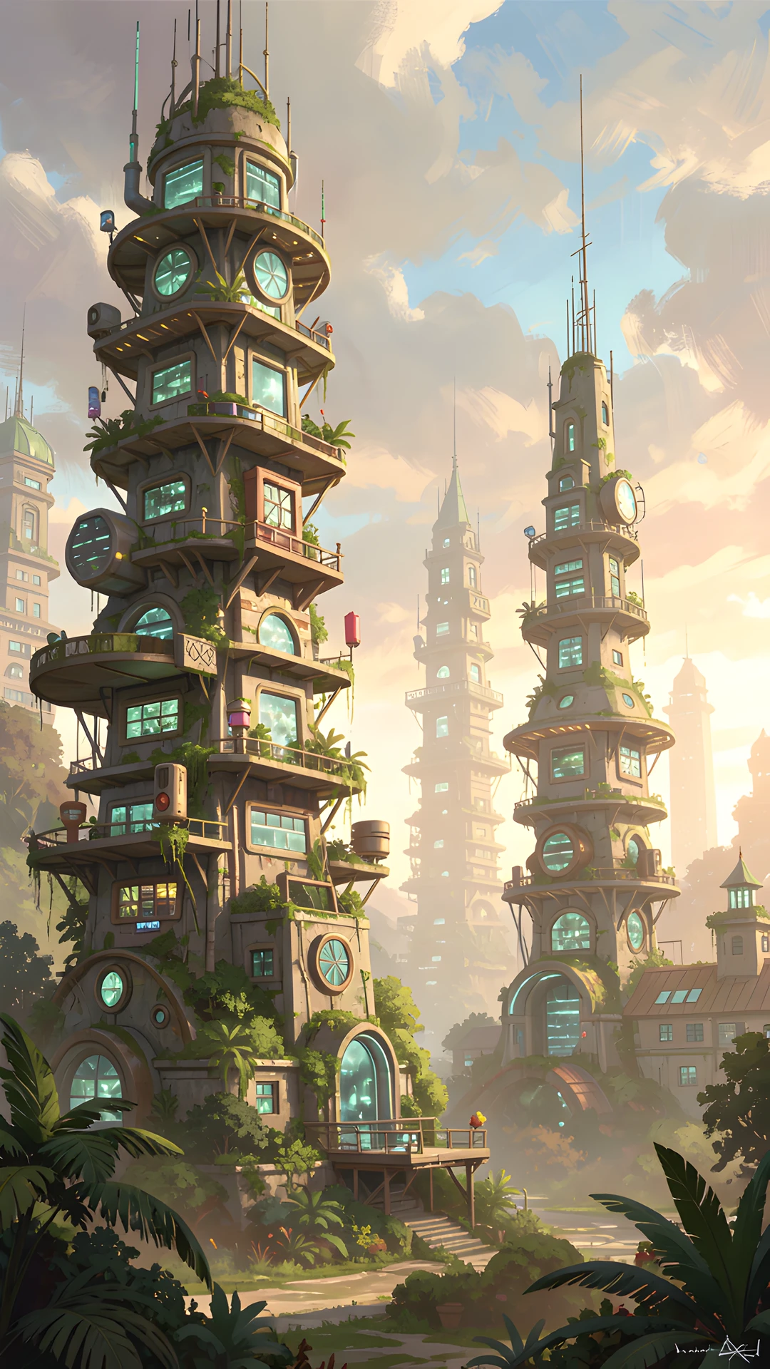 Solarpunk Skies
