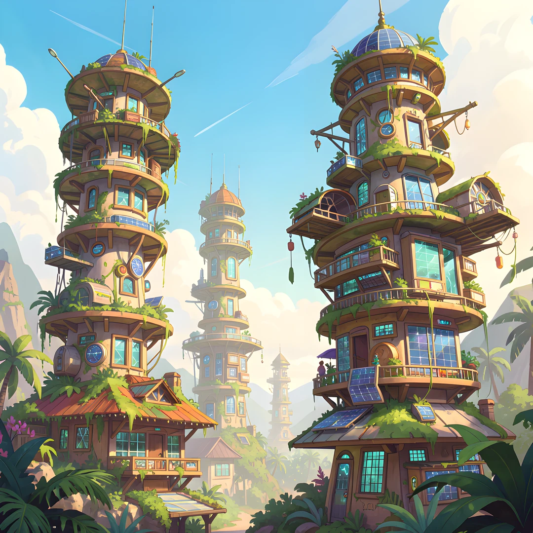 Eco City Skyline