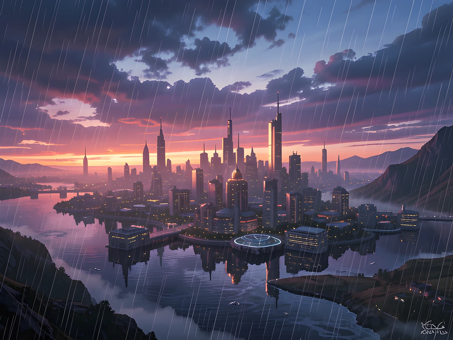 City Cloudscape