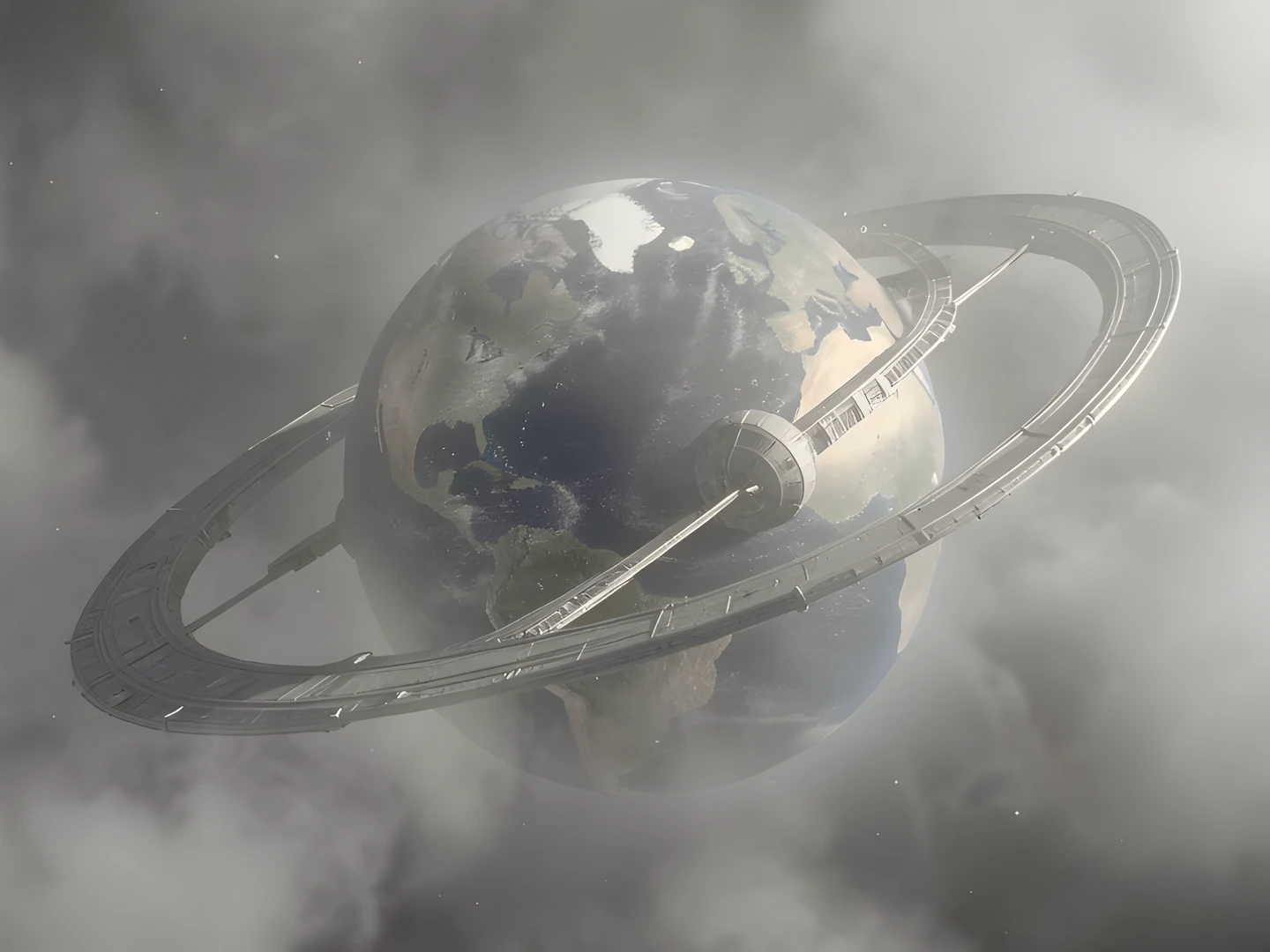 Orbital Ring Clouds