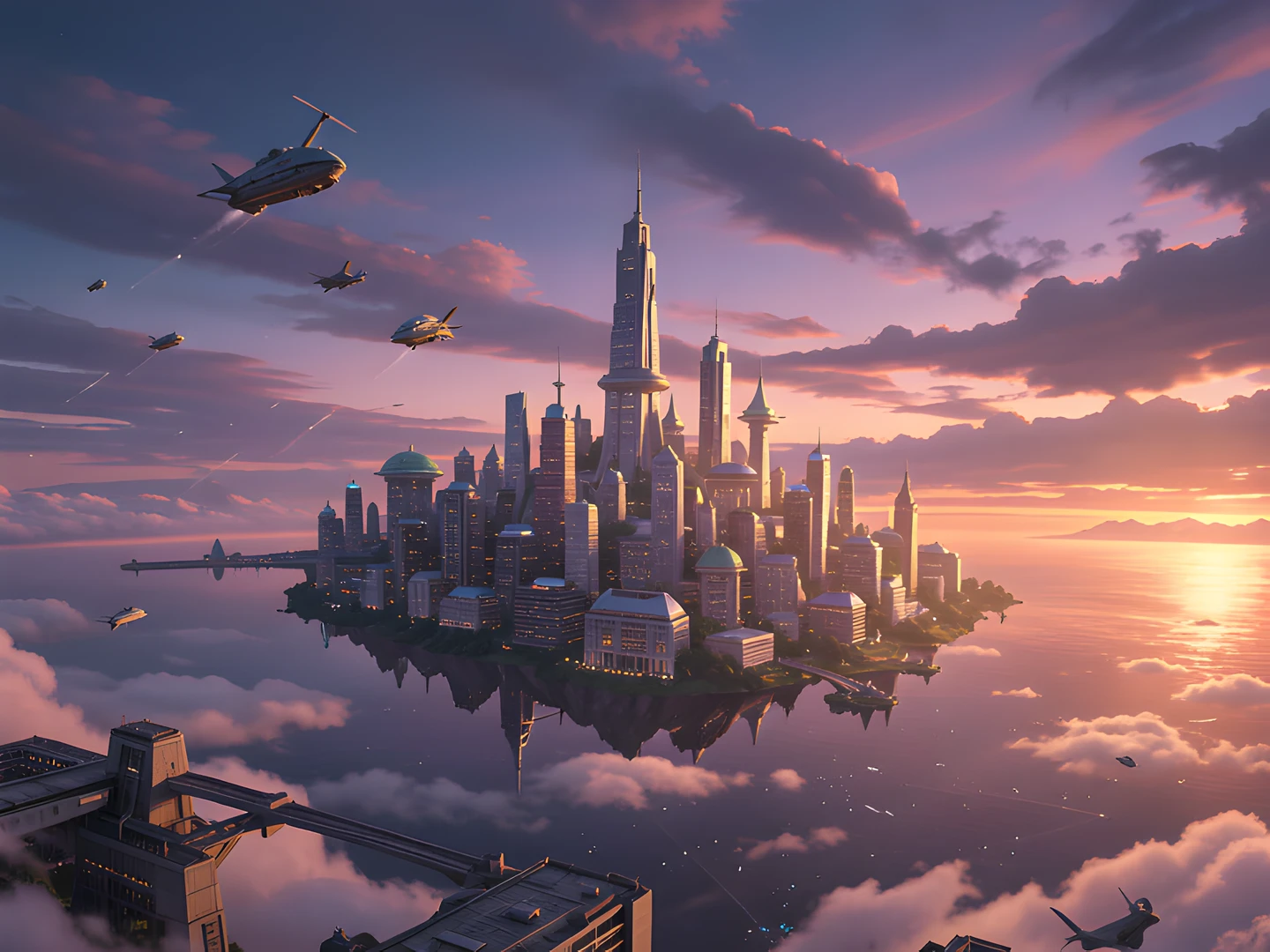 City Skyline Glow