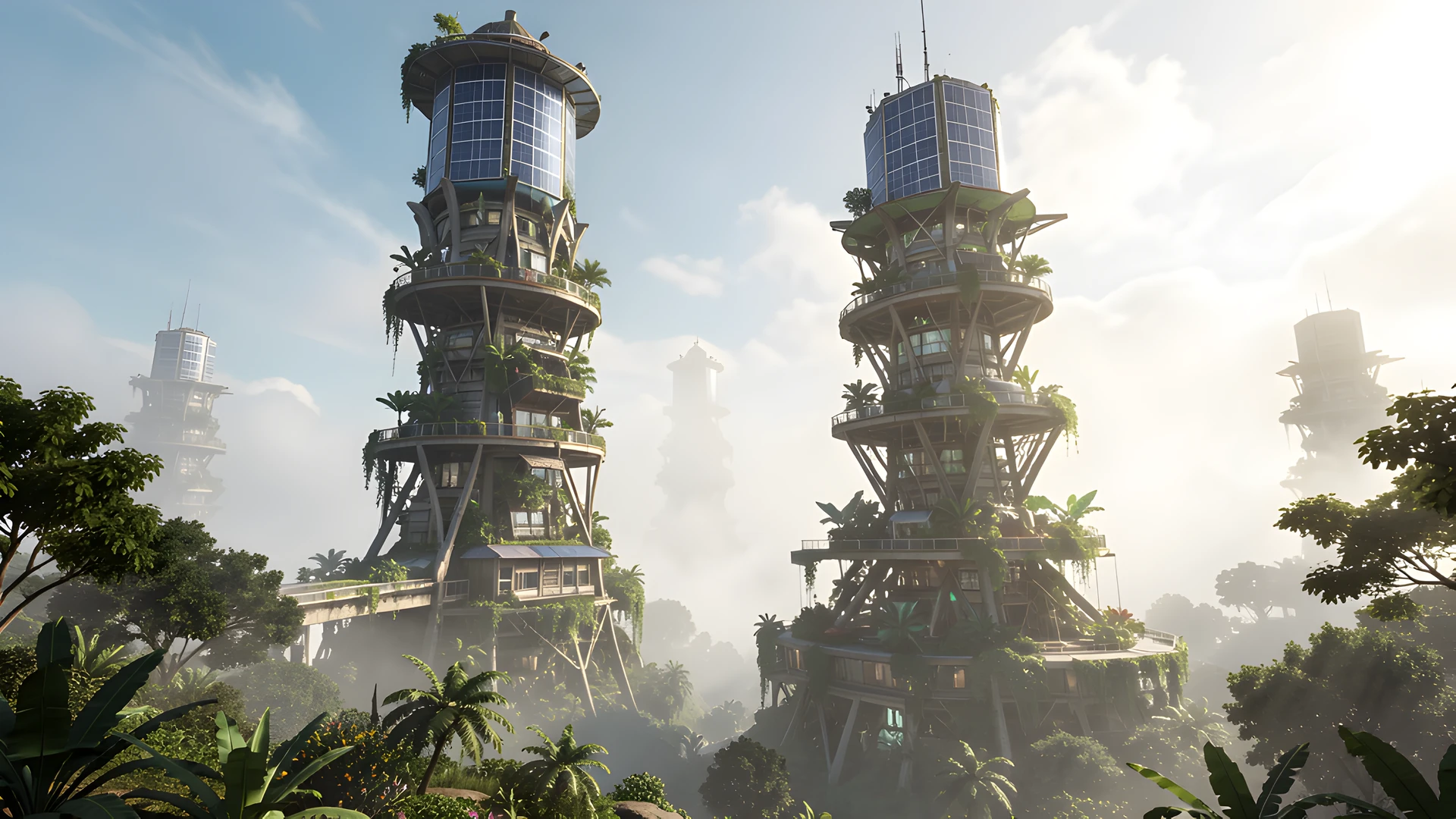 Solarpunk Oasis