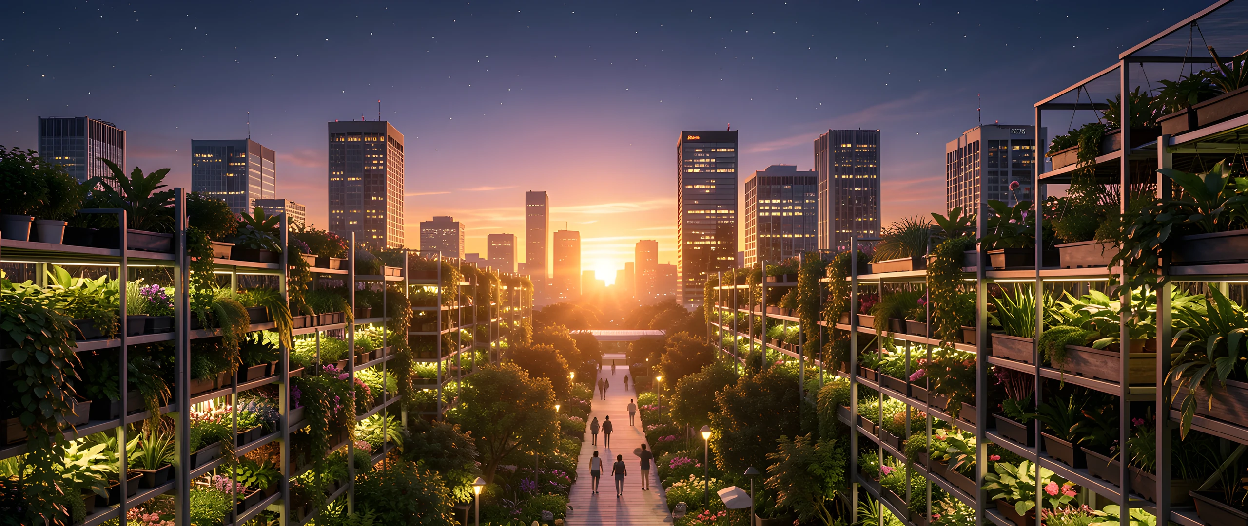 City Skyline Glow