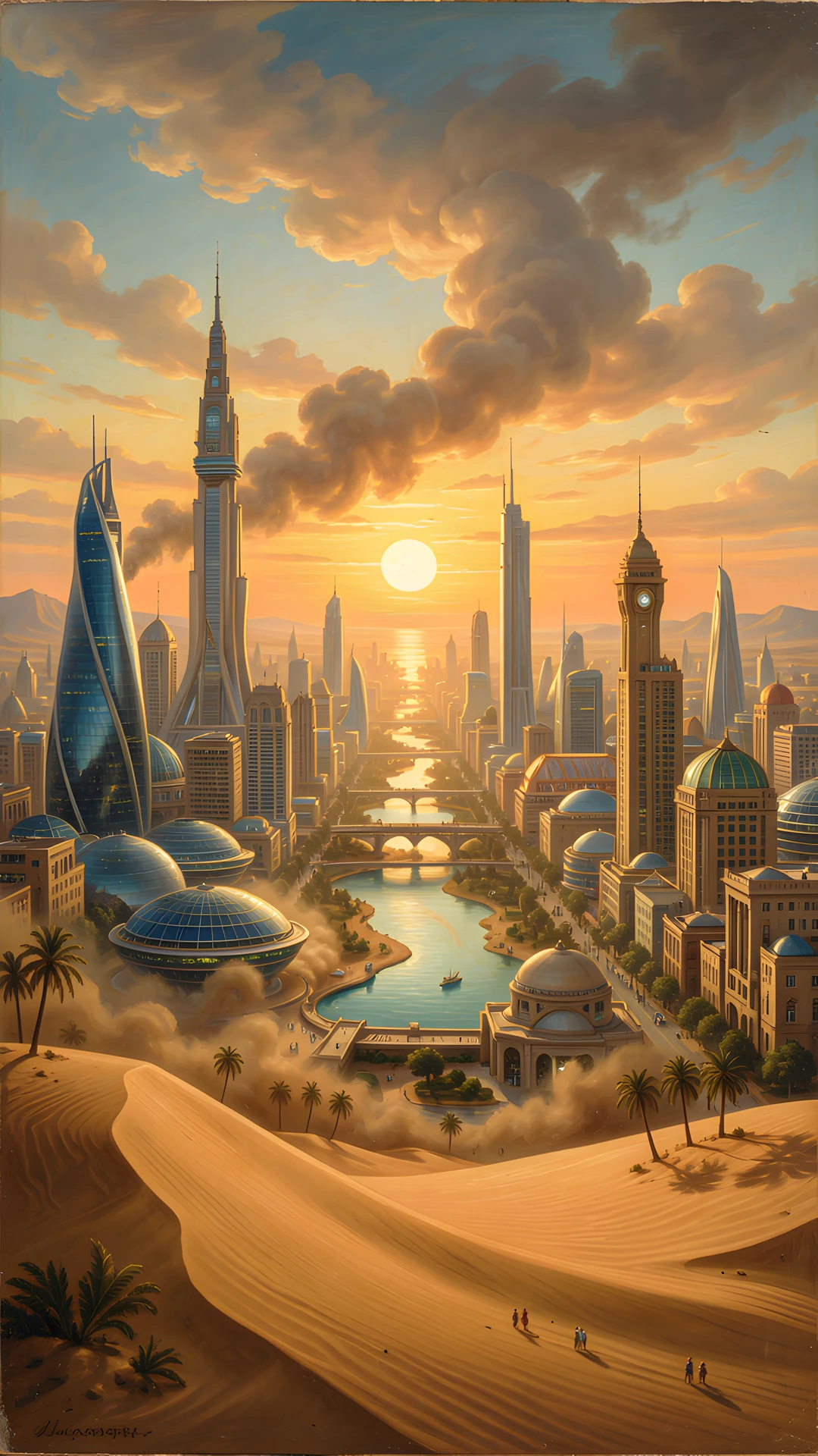 Cityscape Dawn