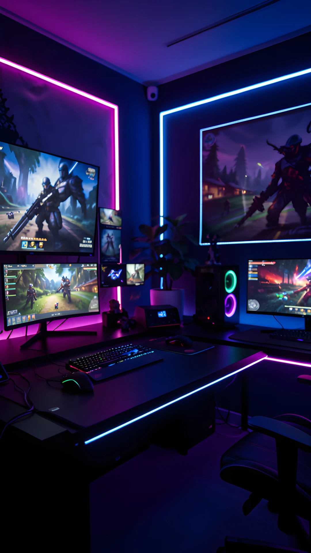 Glowing Keyboard