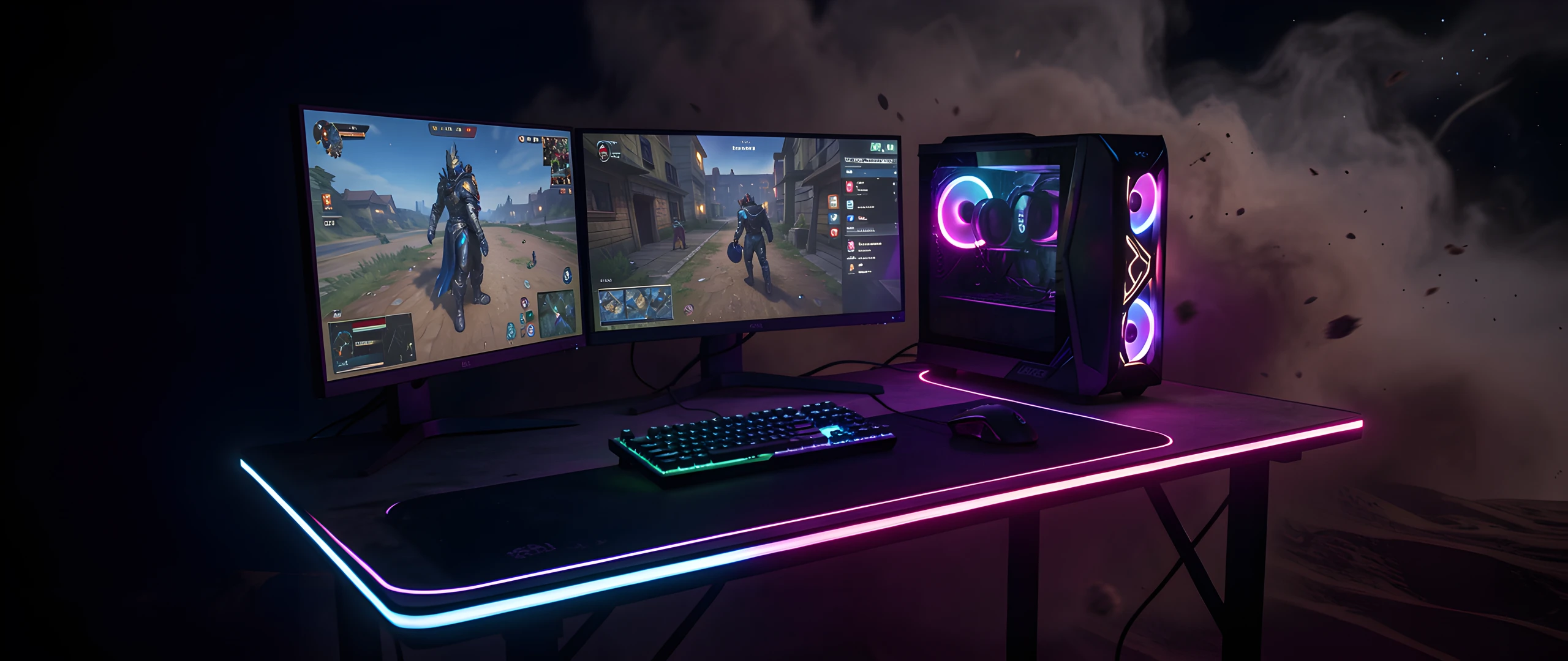 Dark Neon Night