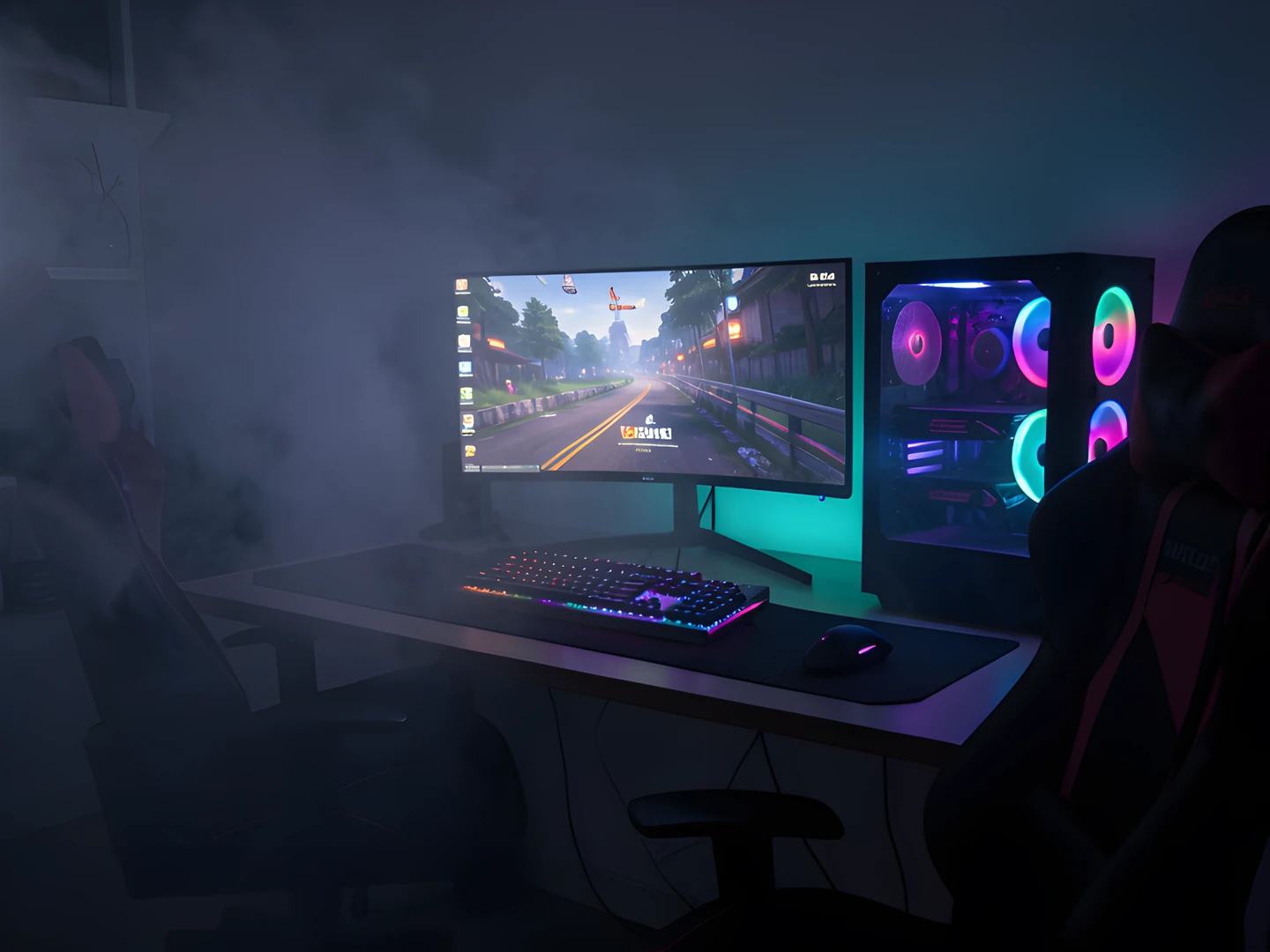 Glowing Rgb Lair