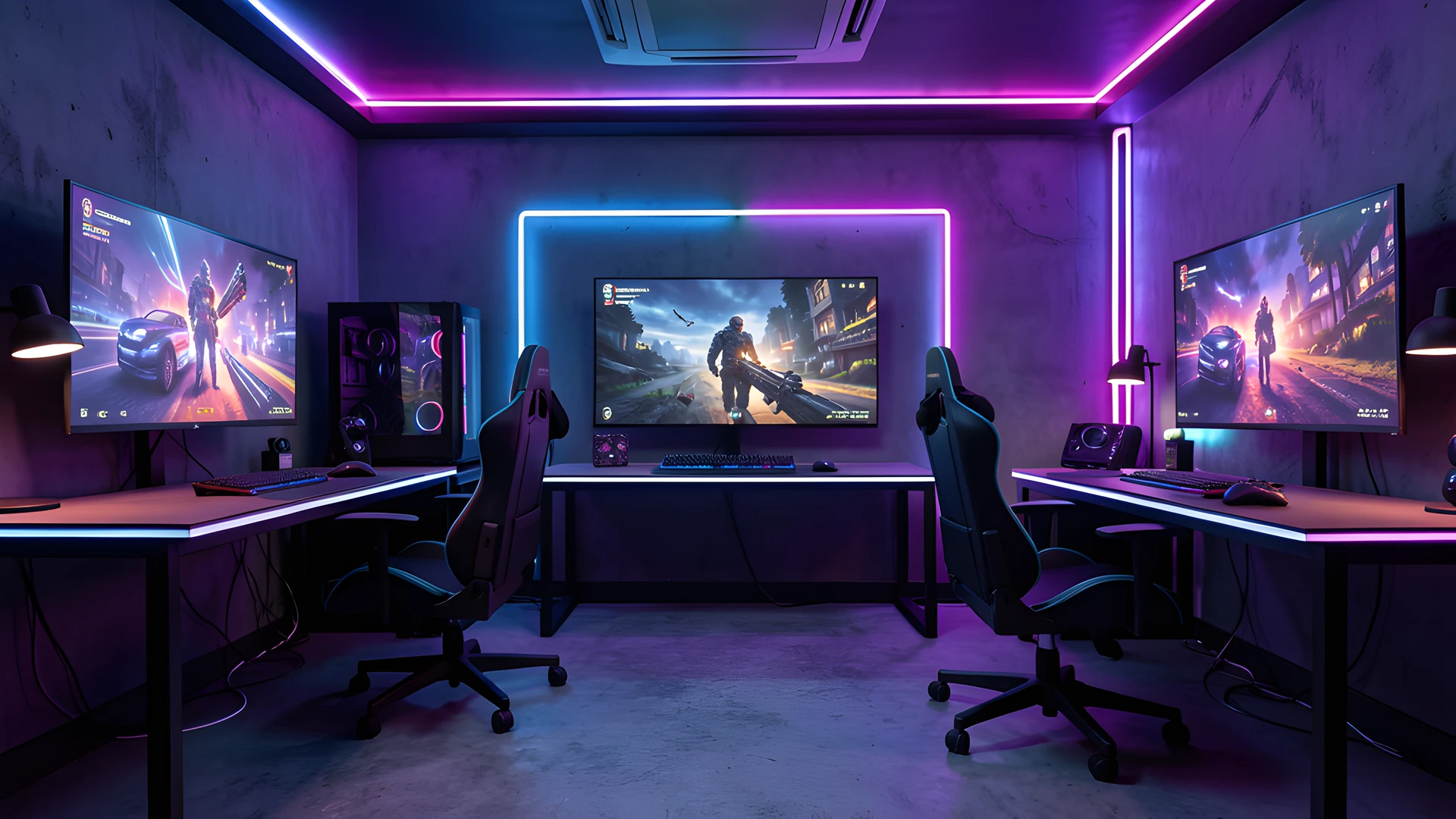 Glowing Console Lair