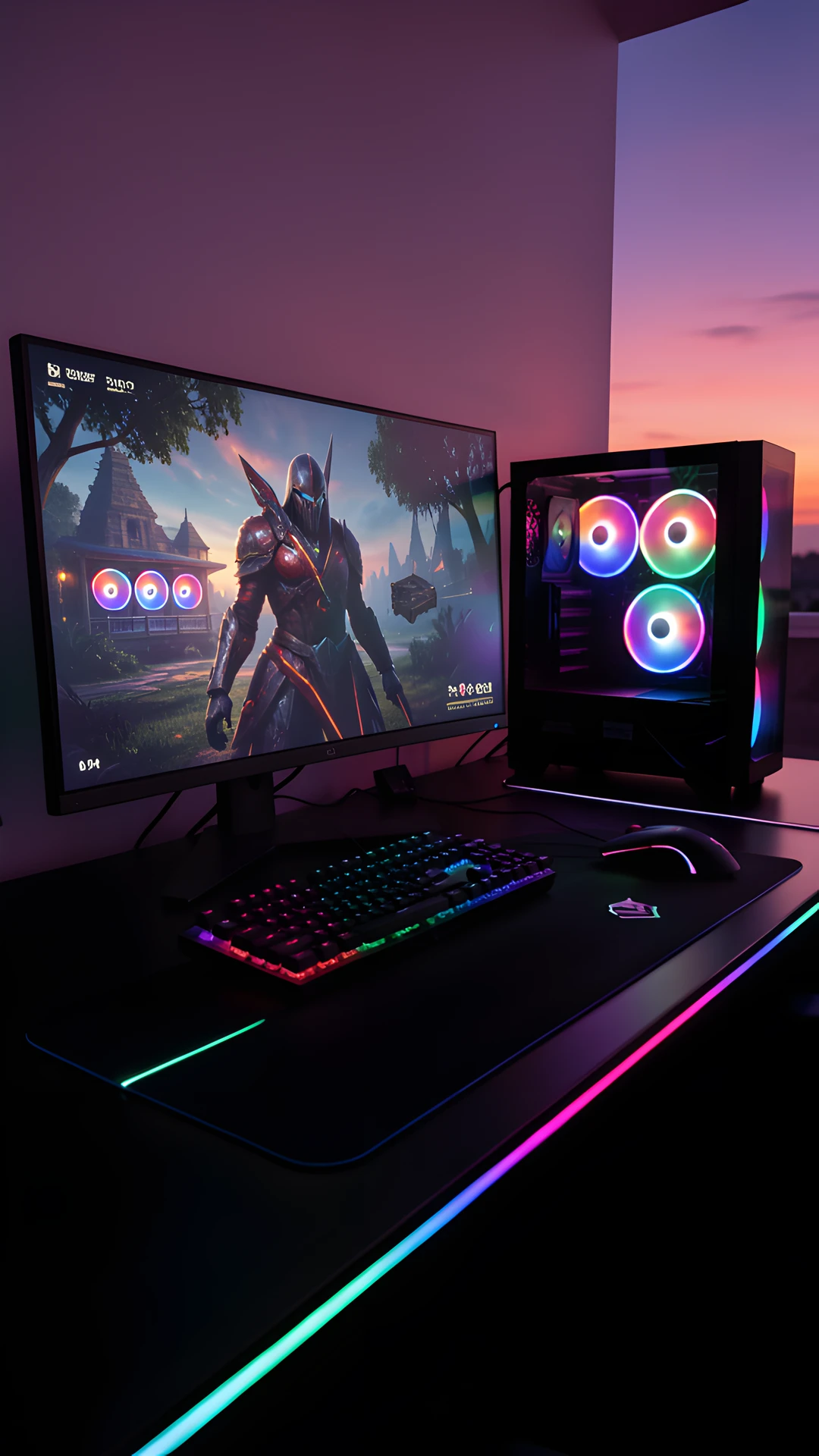 Glowing Keyboard Deck