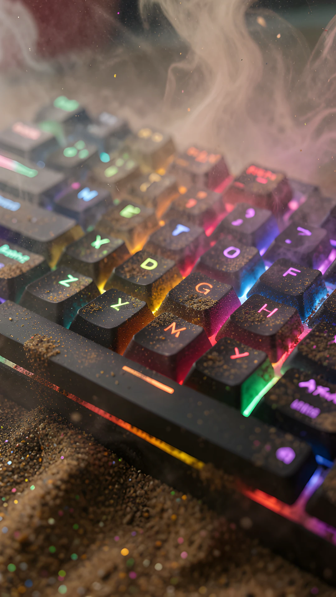 Rainbow Keyboard Keys