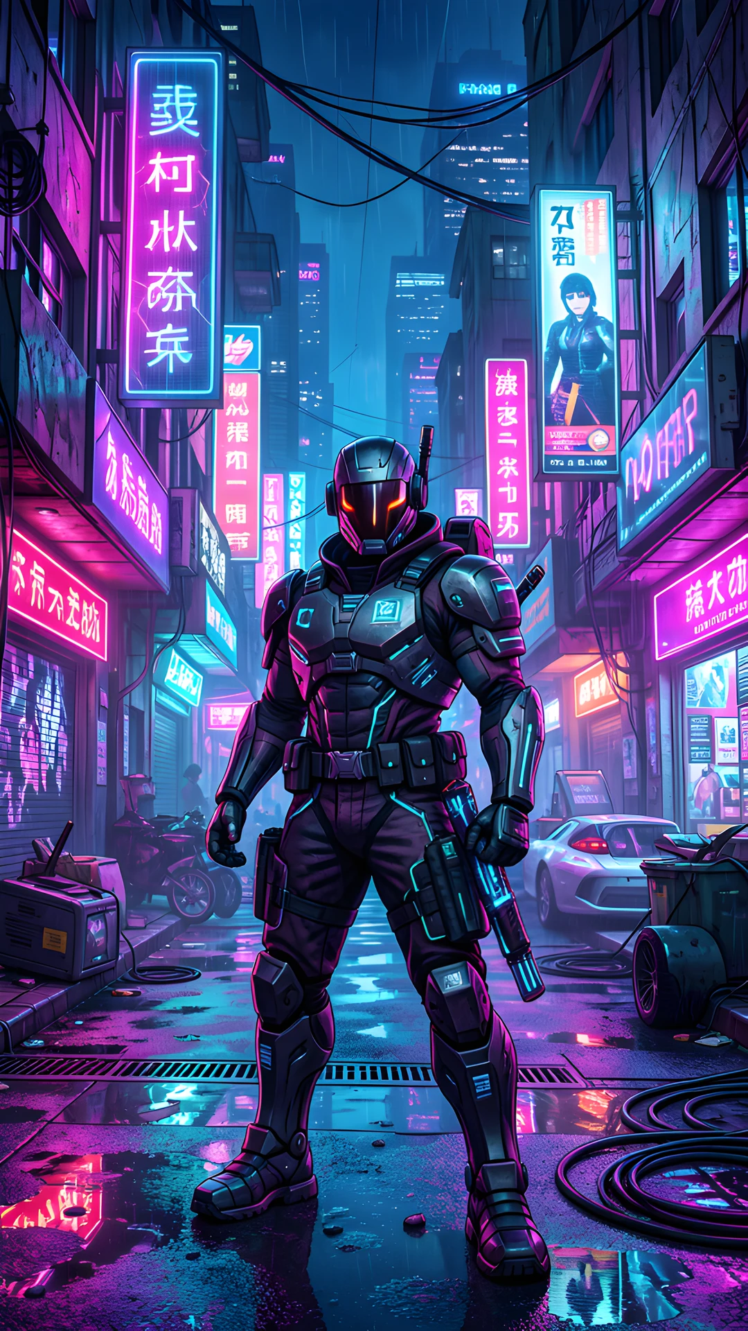 Neon Cityscape