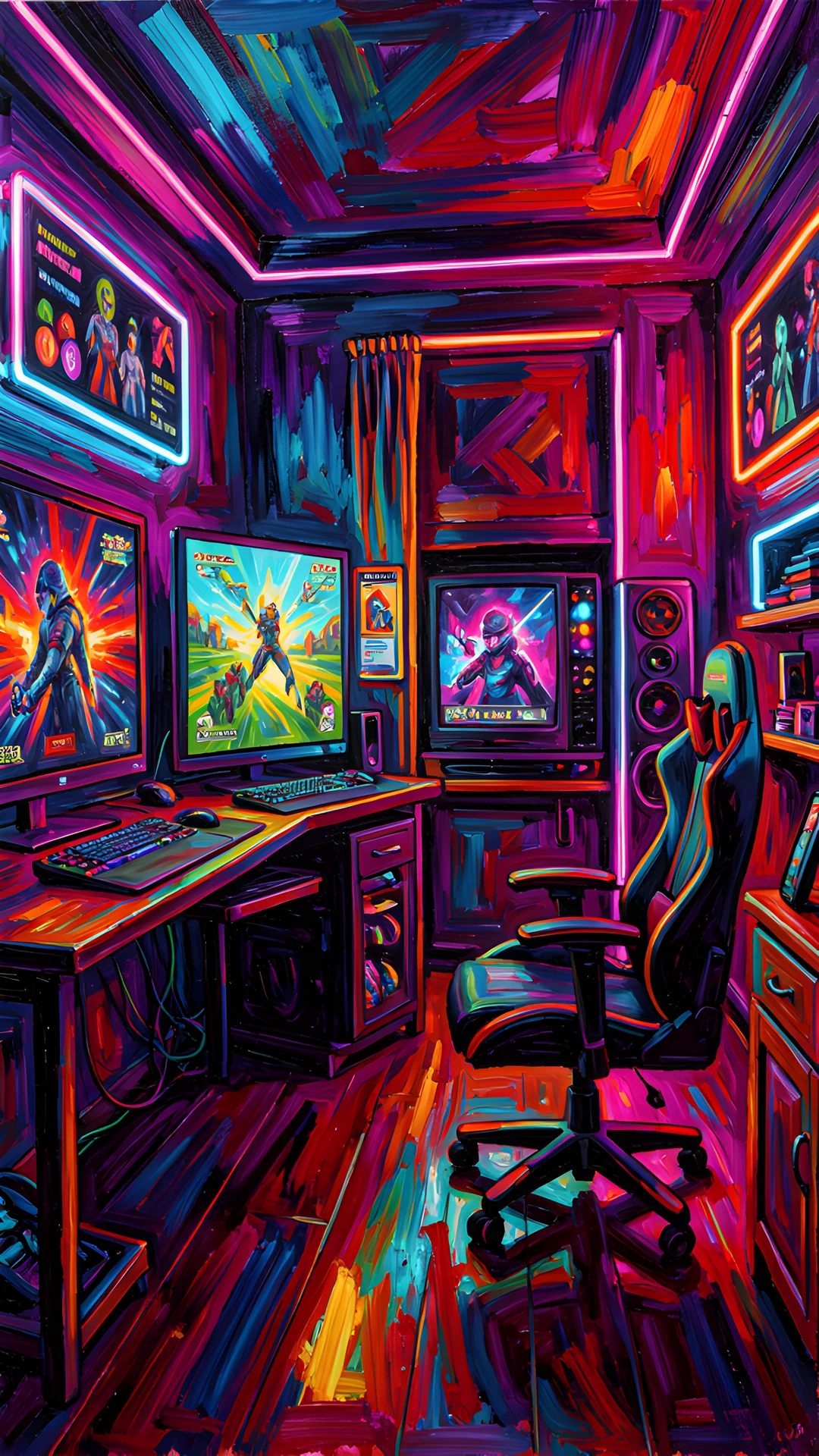 Vibrant City Streets