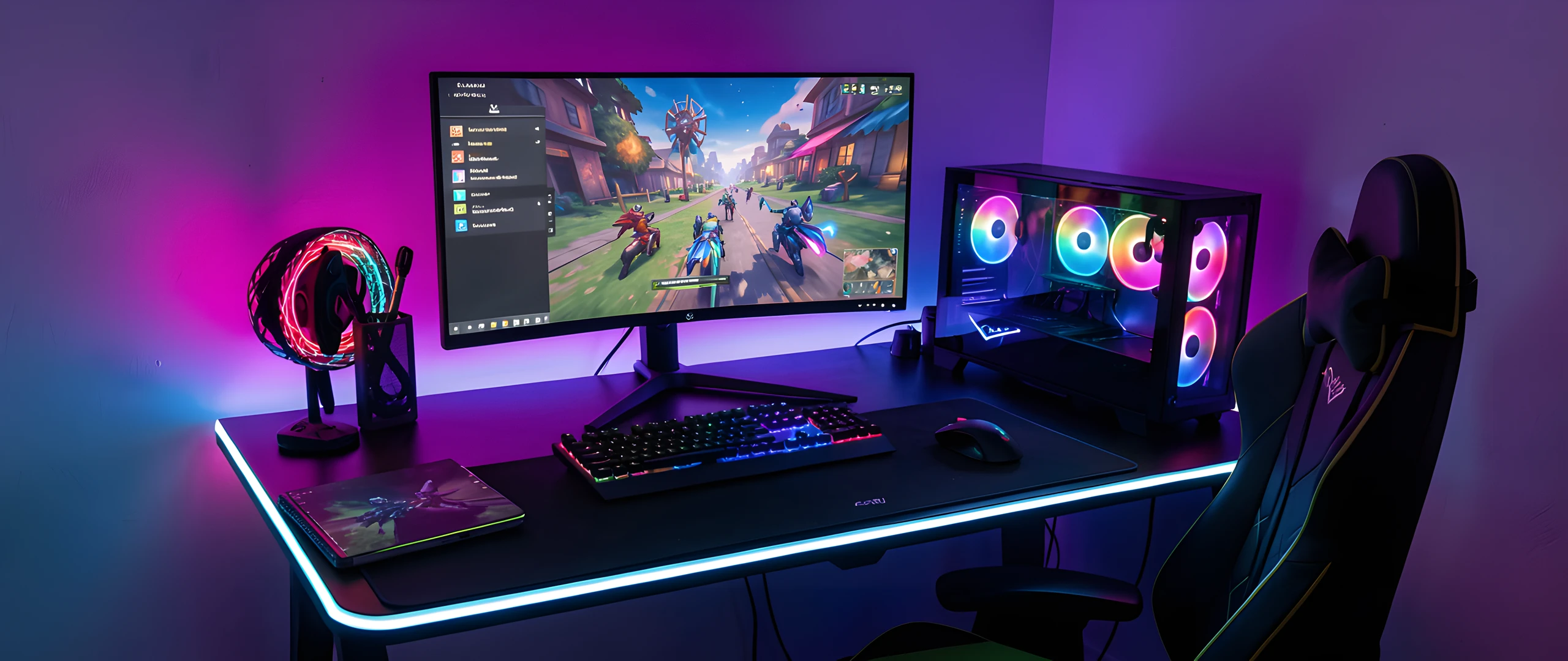 Glowing Keyboard