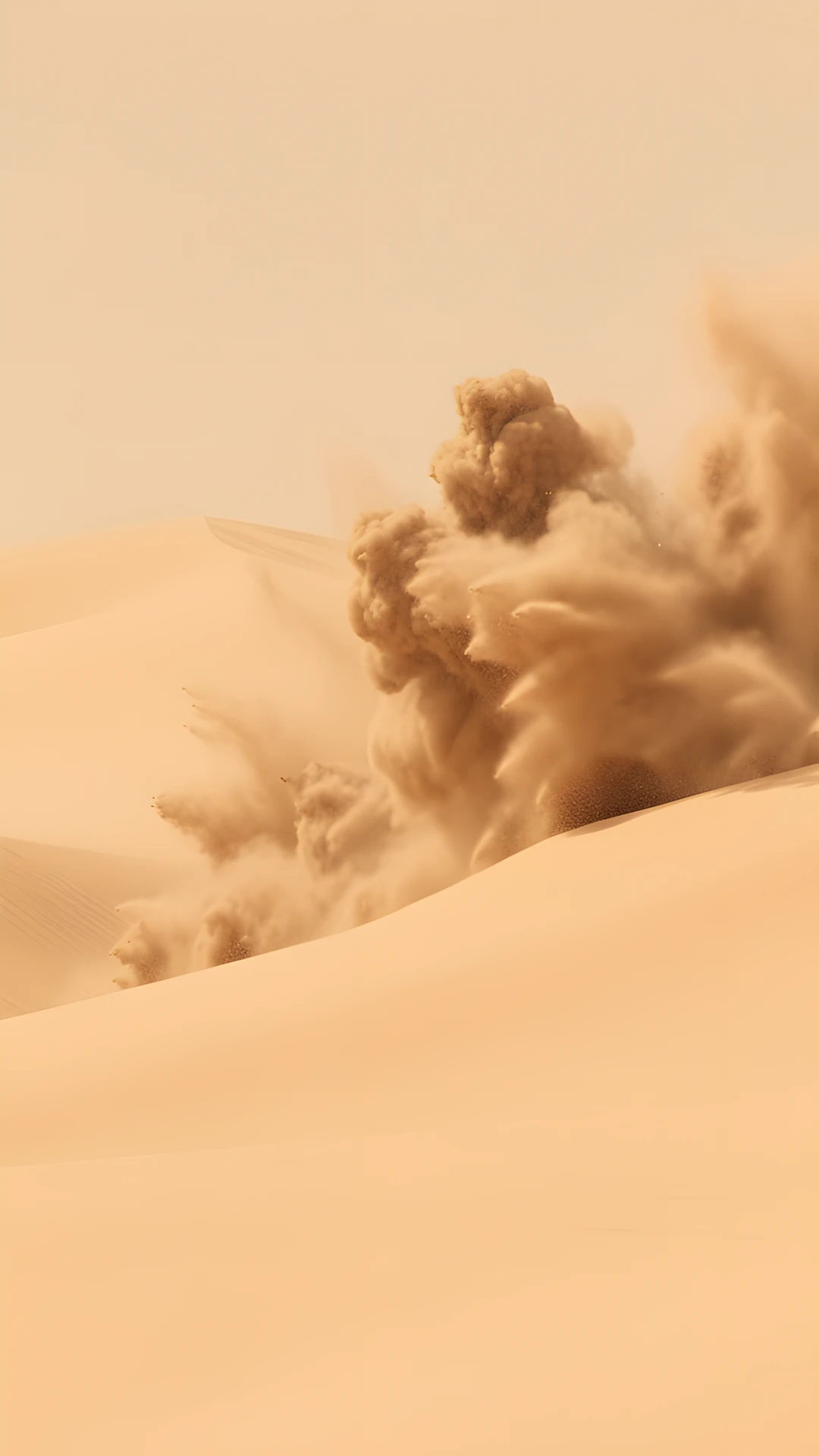 Pixel Storm Desert