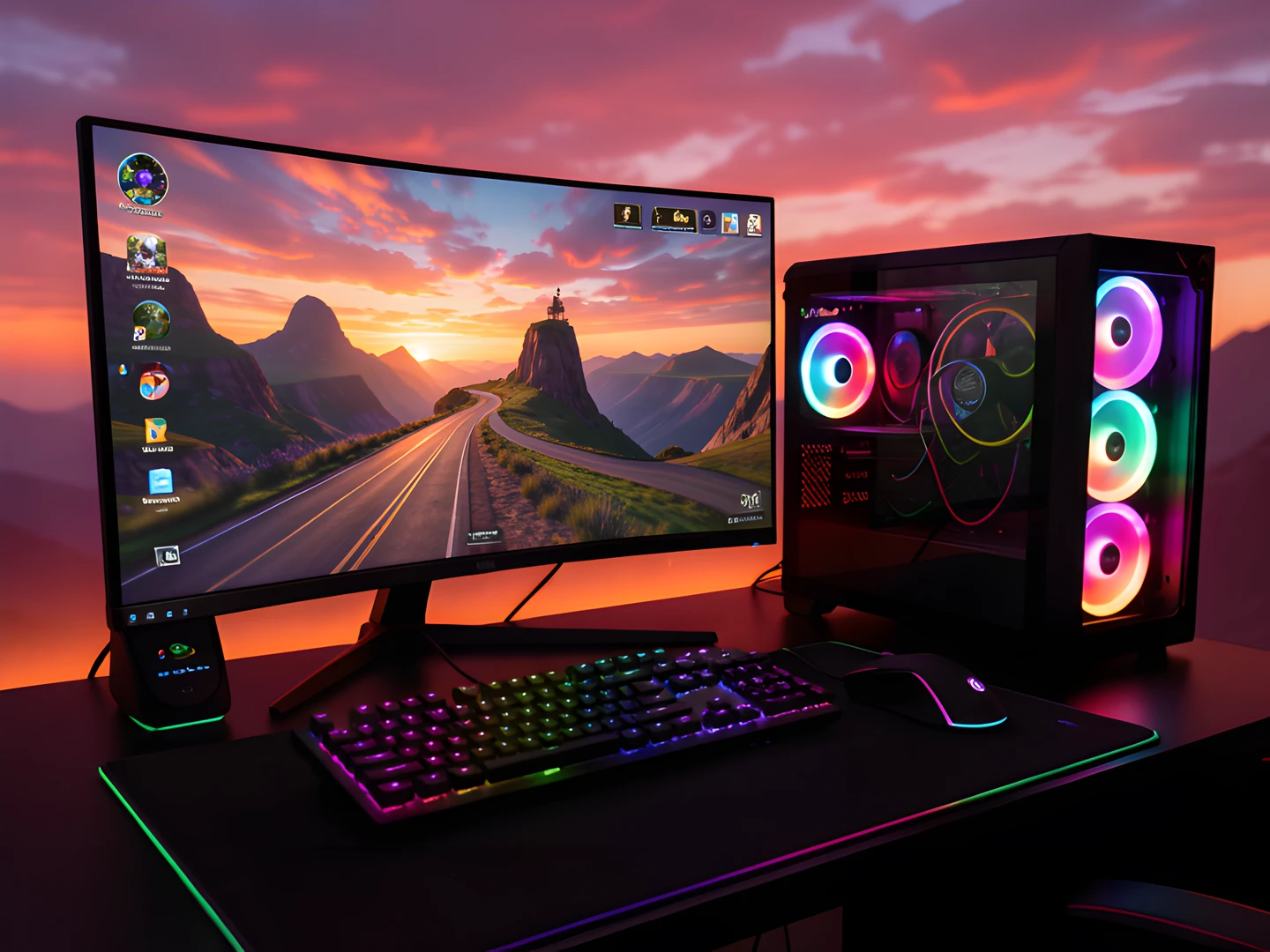 Gaming Rgb Setup
