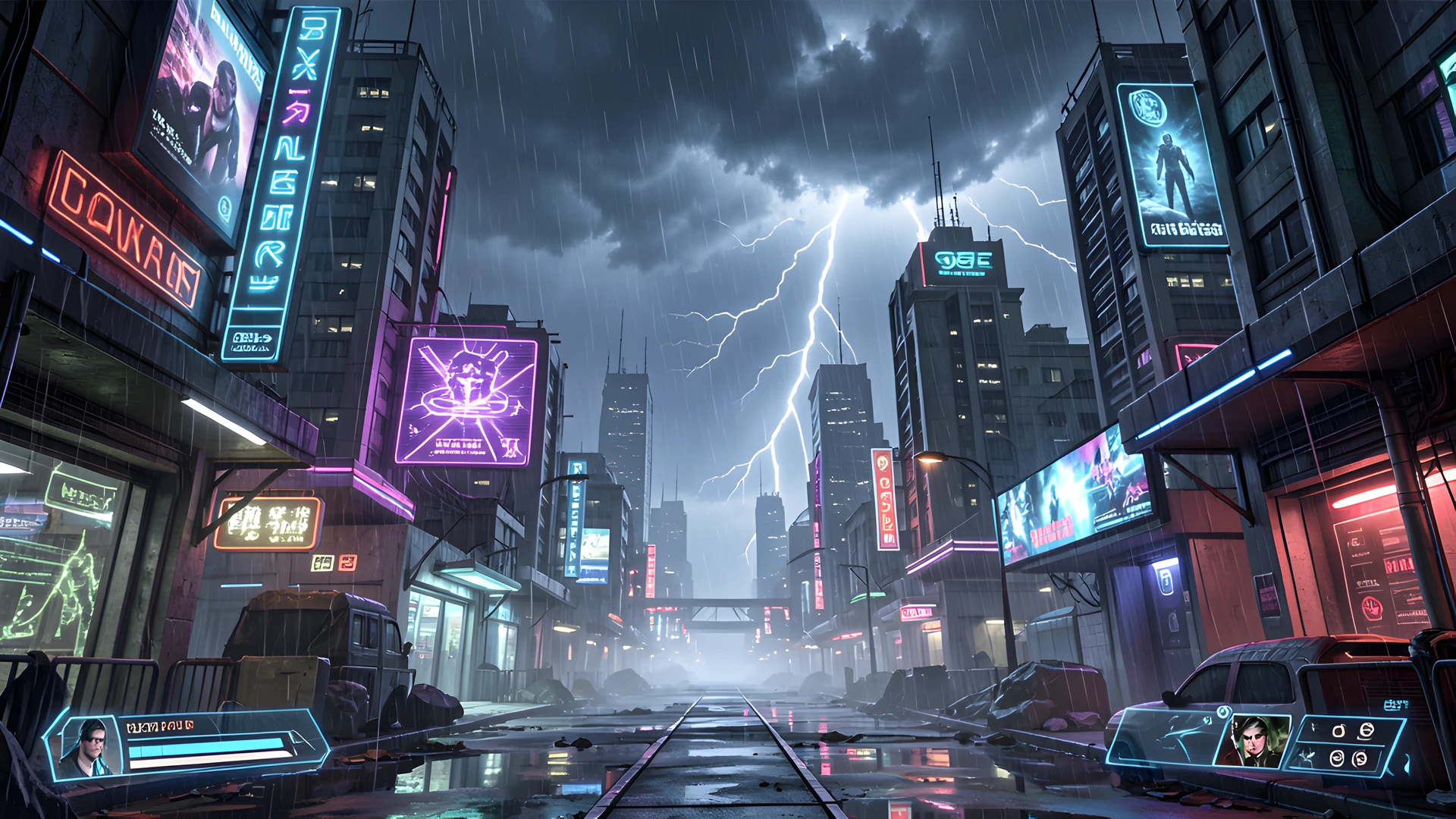 Neon Gaming Storm