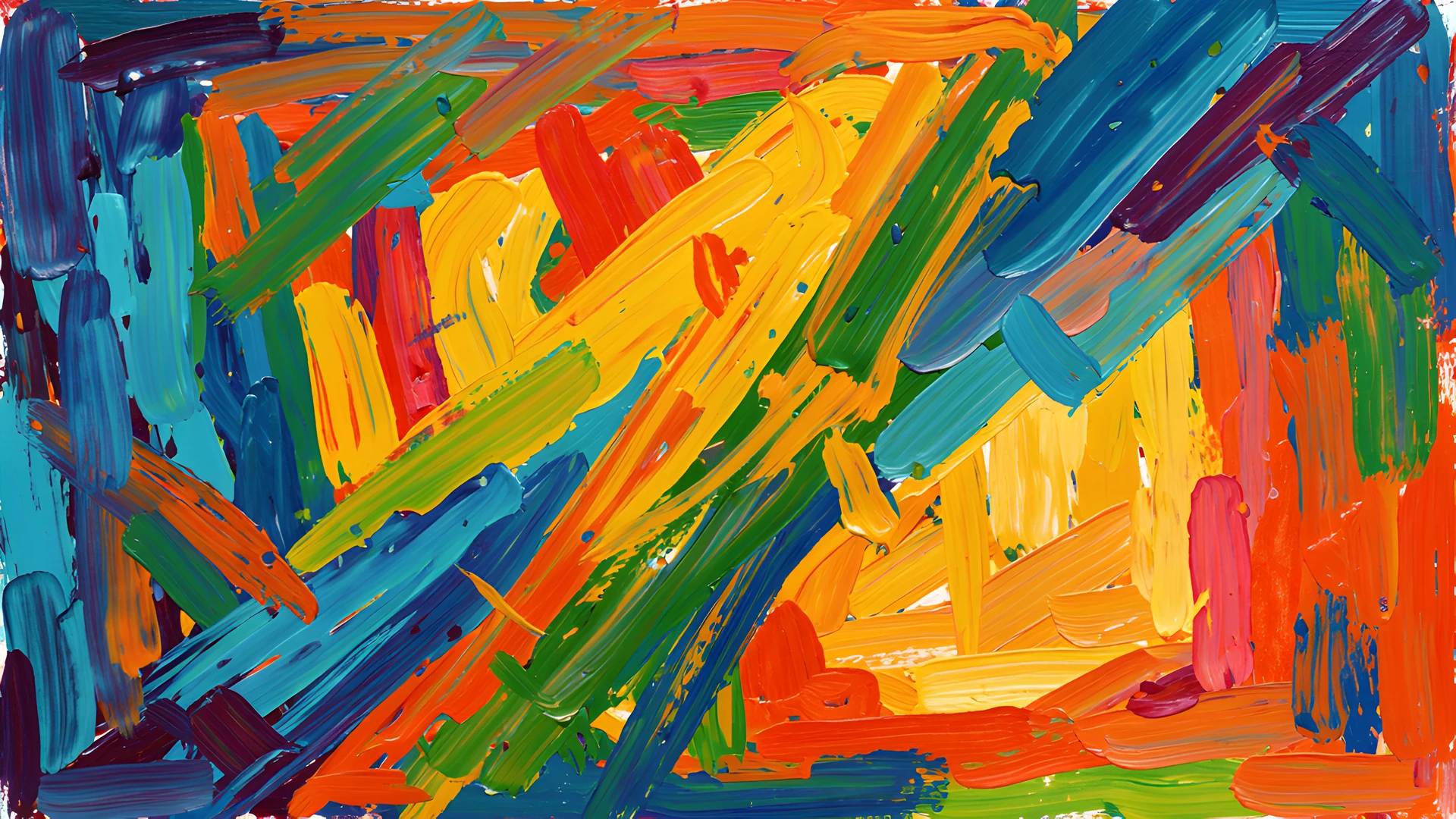 Impressionist Gaming Scene
