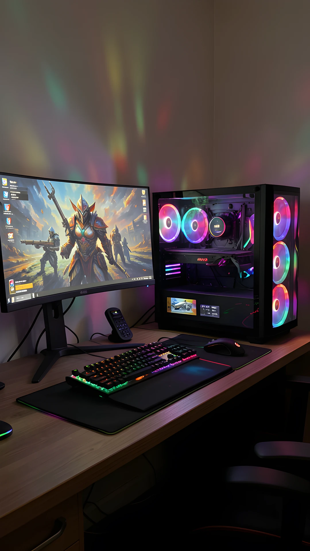 Gaming Desk Scene