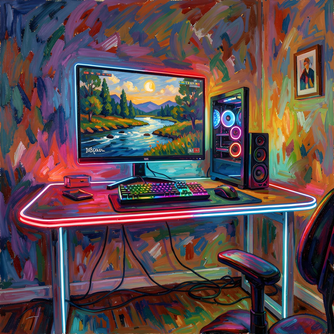 Glowing Keyboard Keys