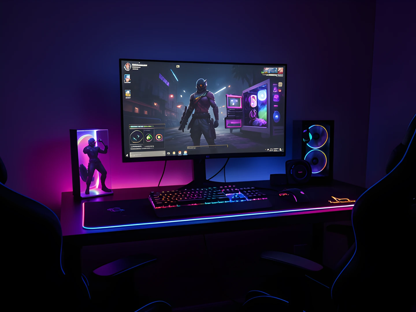 Glowing Keyboard