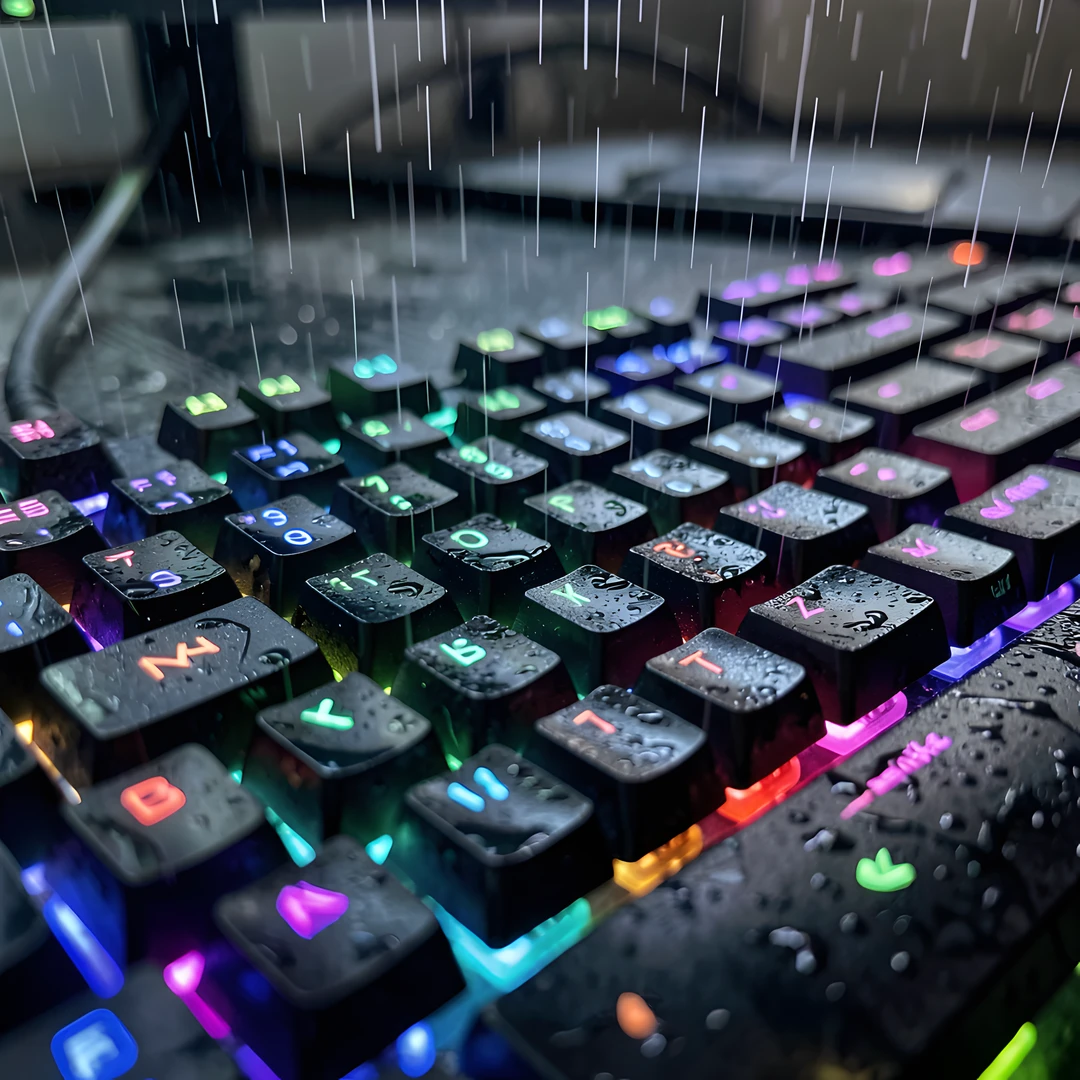 Rainy City Scene