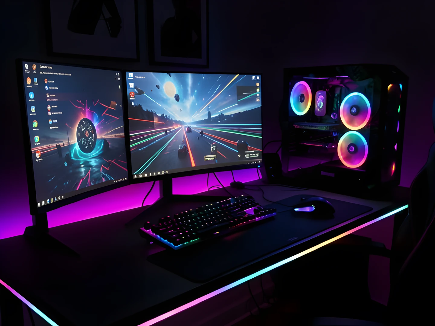 Glowing Rgb Desk