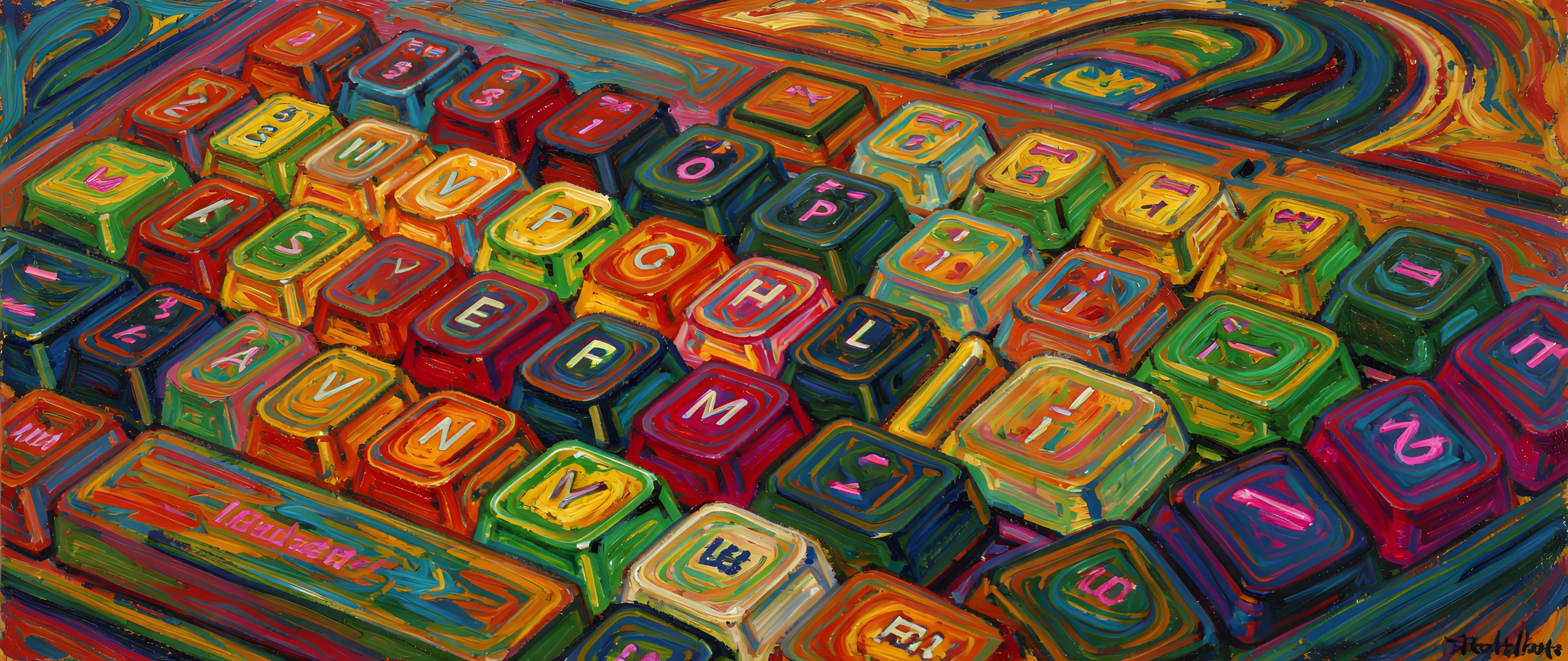 Colourful Keyboard