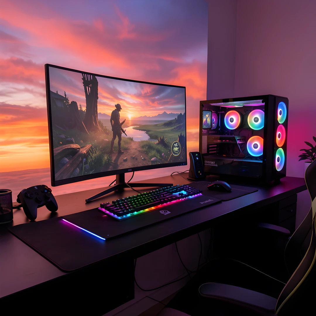 Glowing Keyboard