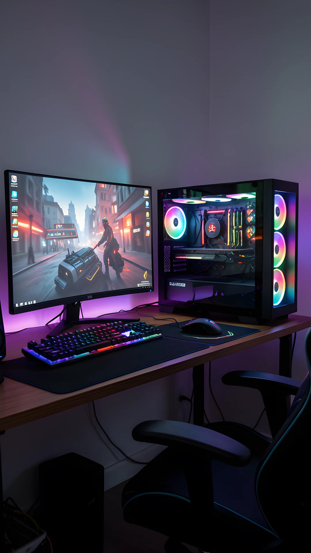 Soft Focus Desk
