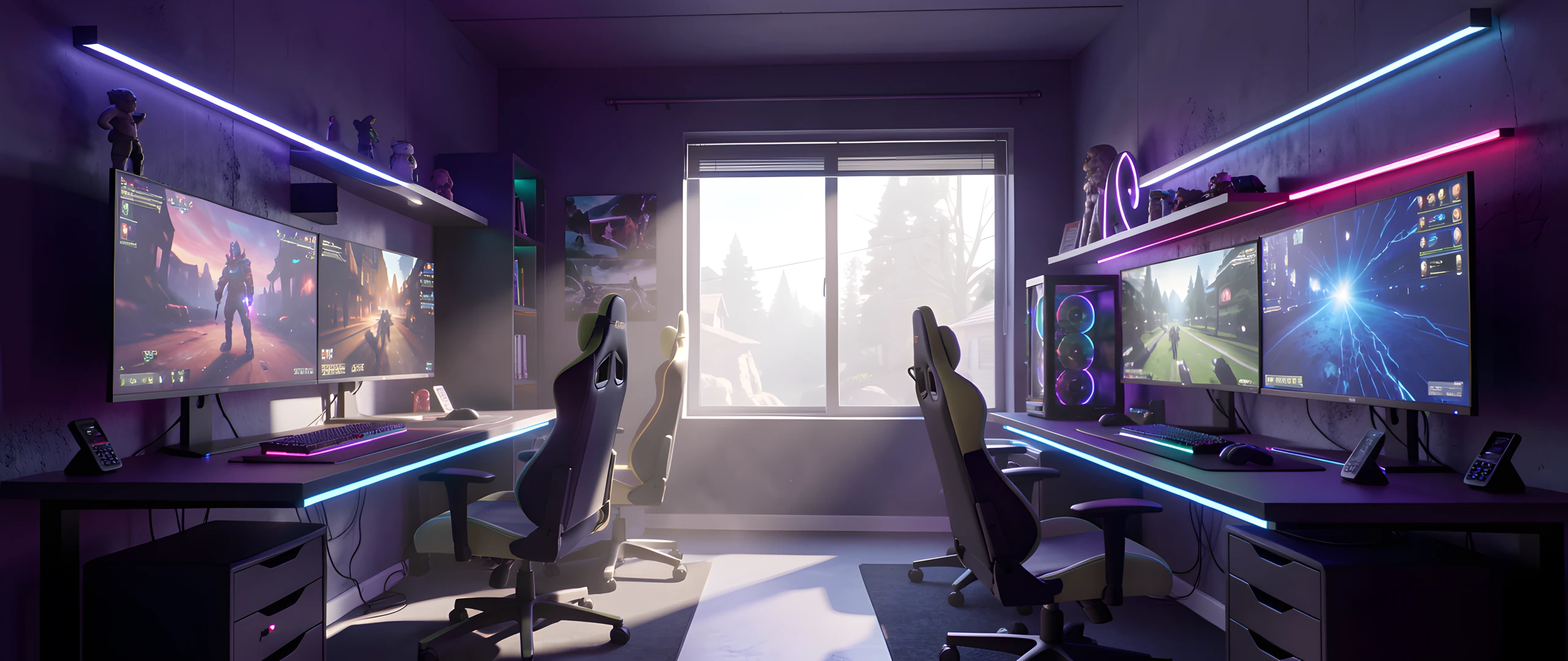 Glowing Neon Lair
