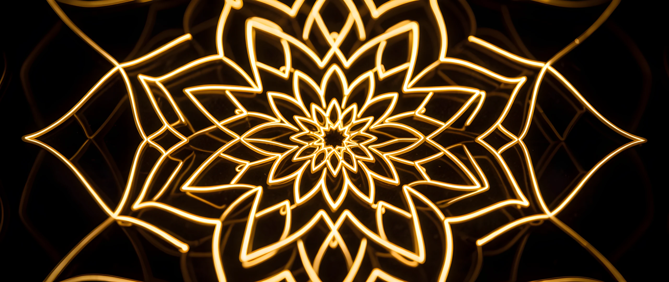 Golden Mandala Glow