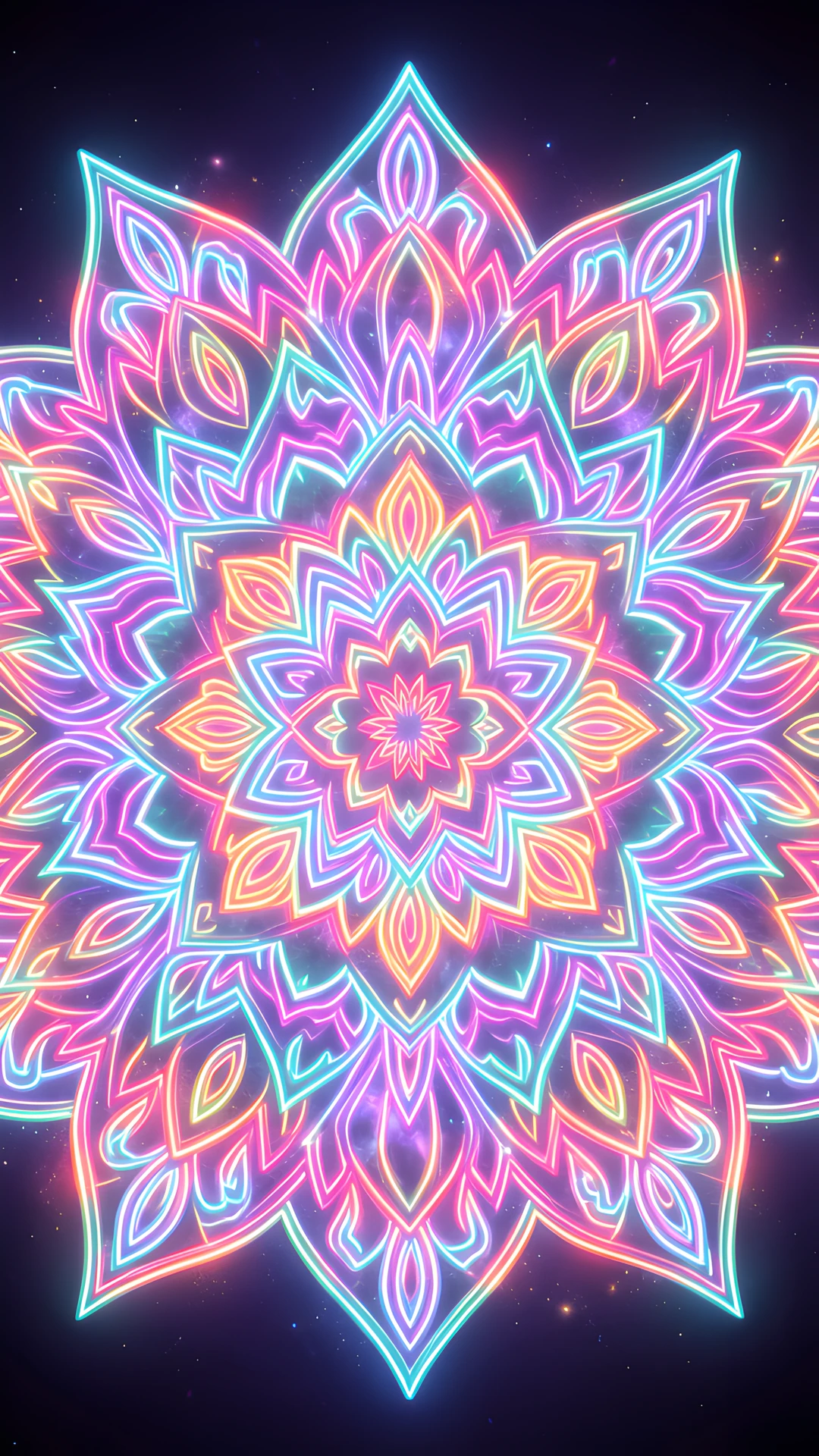 Neon Mandala Dream