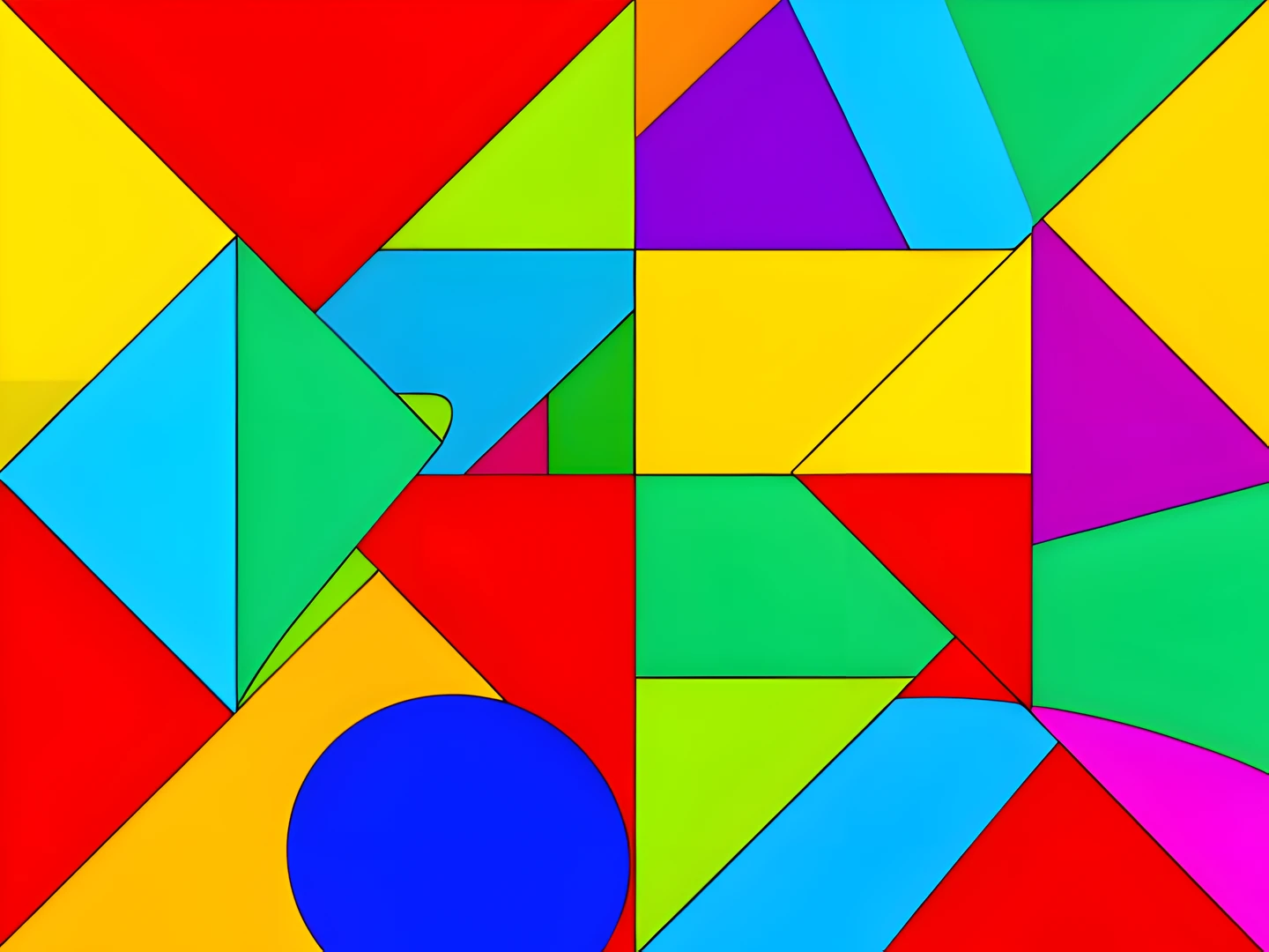 Vibrant Geometric Patterns