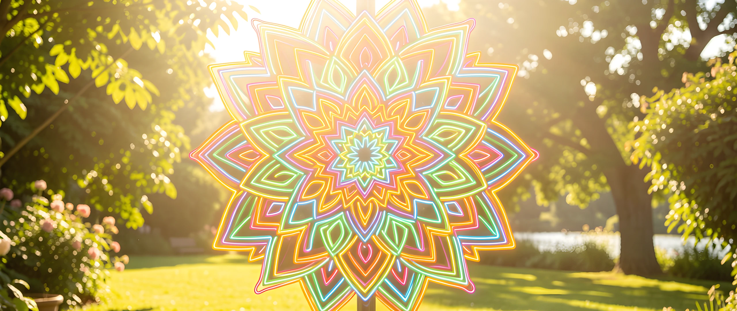 Mandala Neon Glow