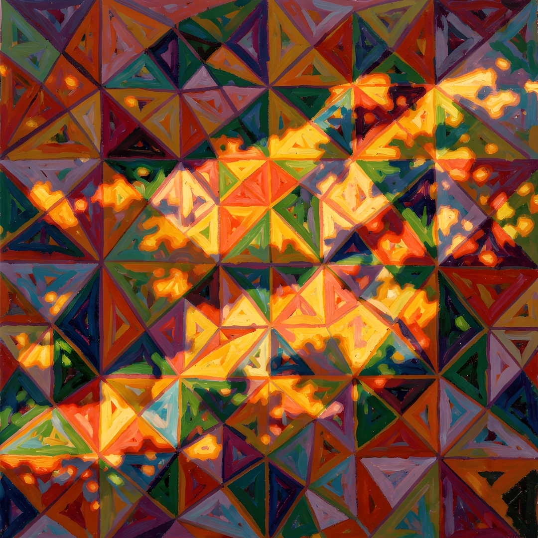 Impressionist Sunset Glow
