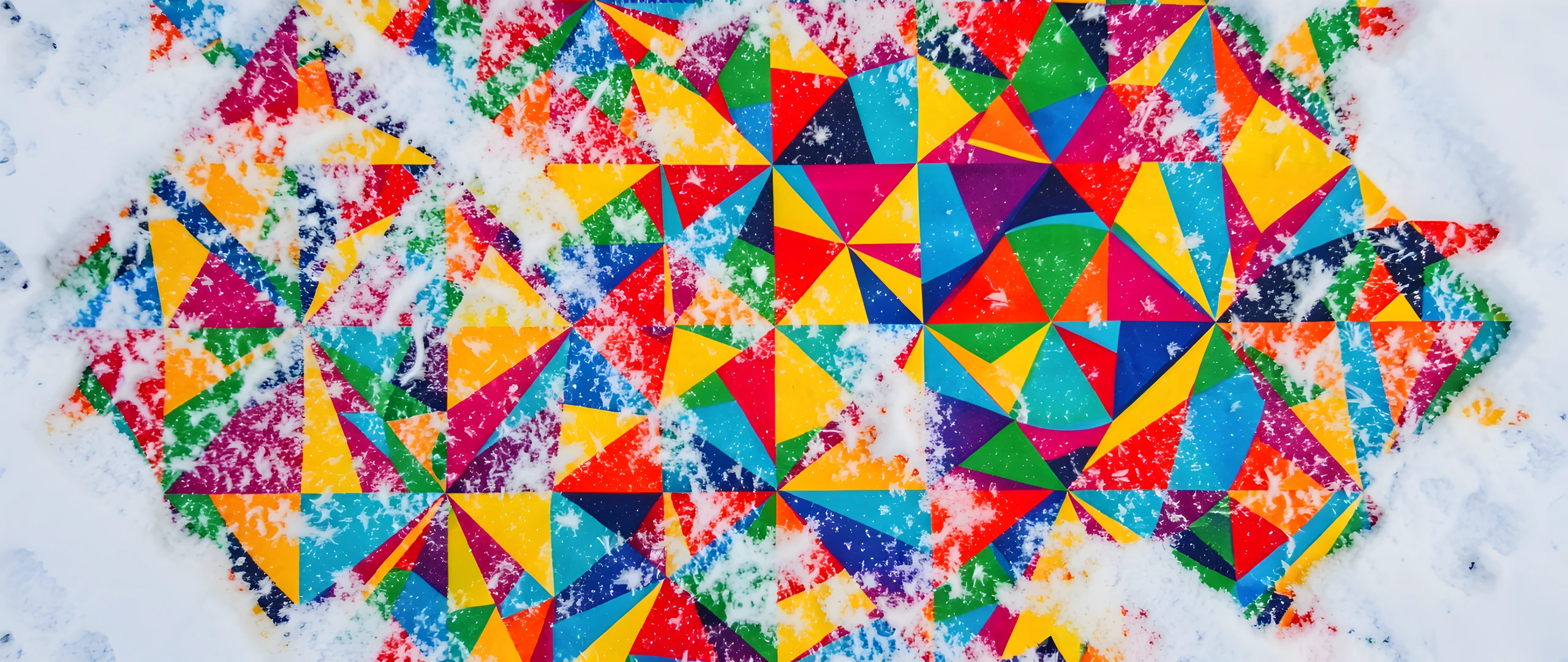 Frozen Splatter Pattern
