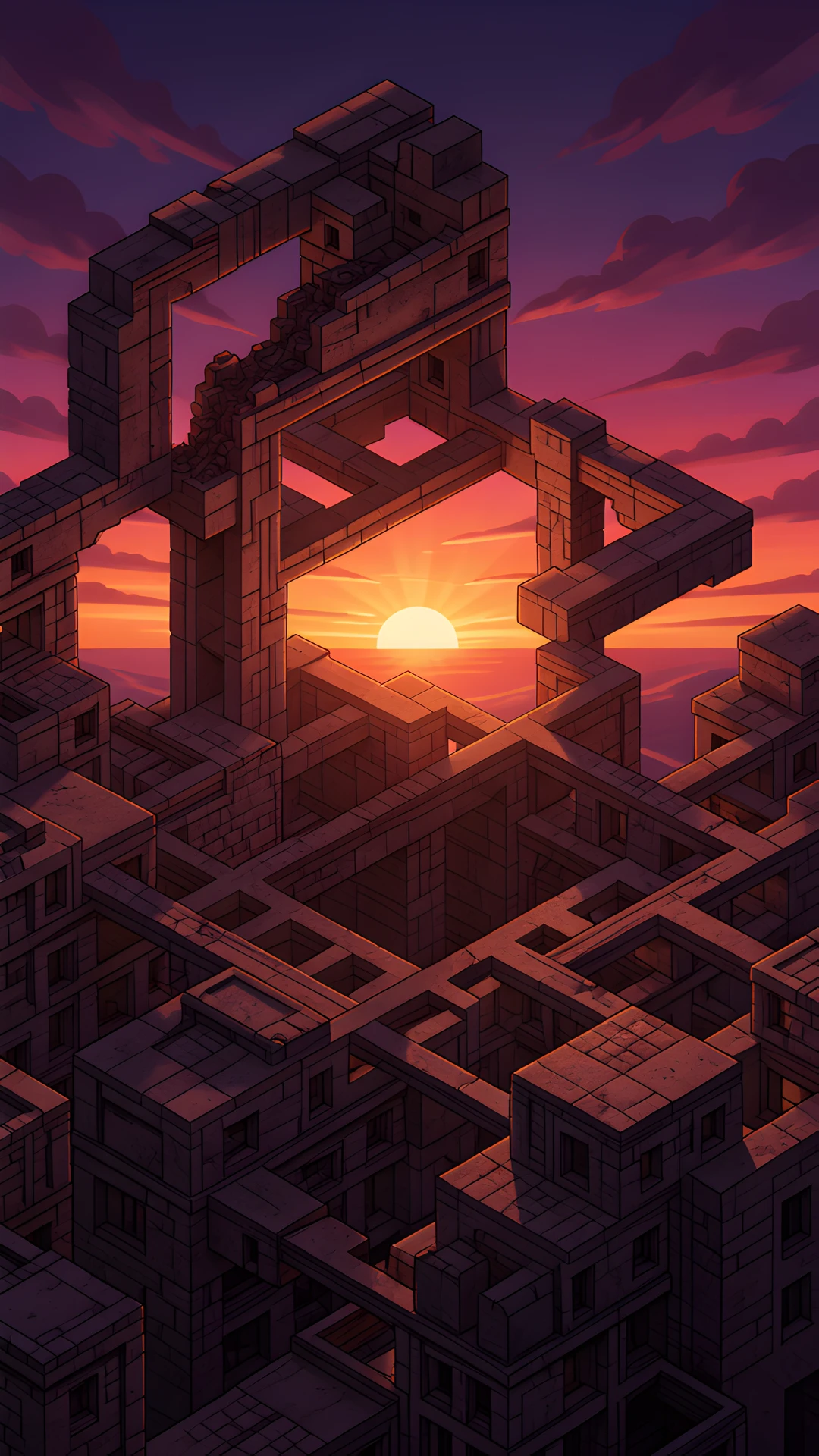 Fractured Cityscape