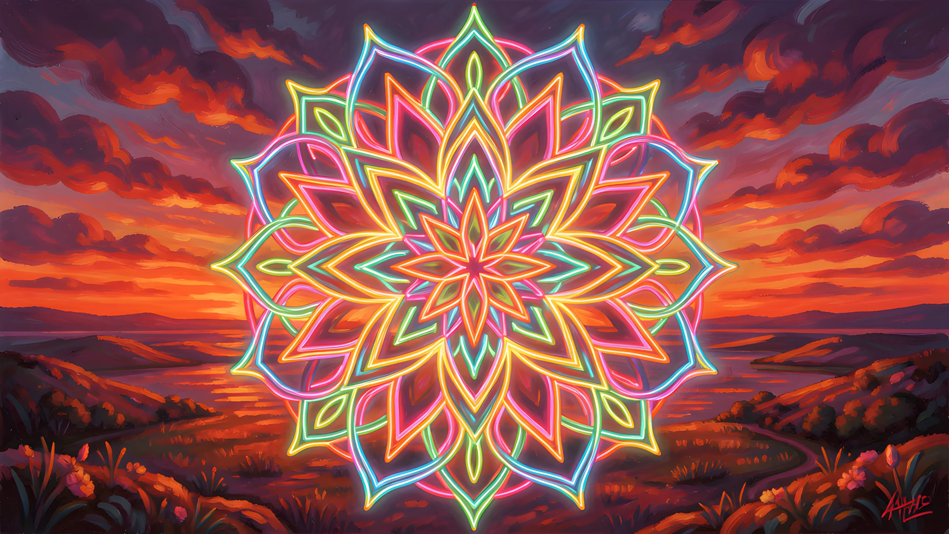 Mandalas Of Sunset