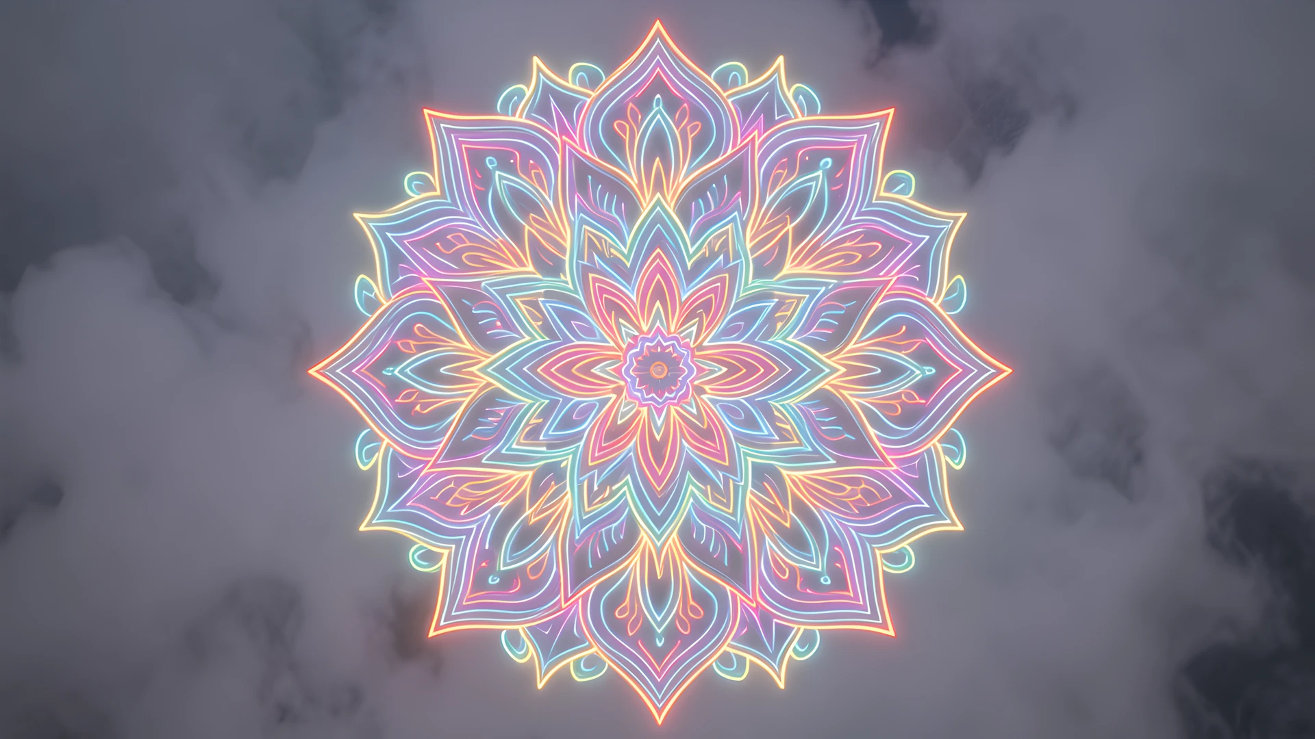 Neon Mandala Dream