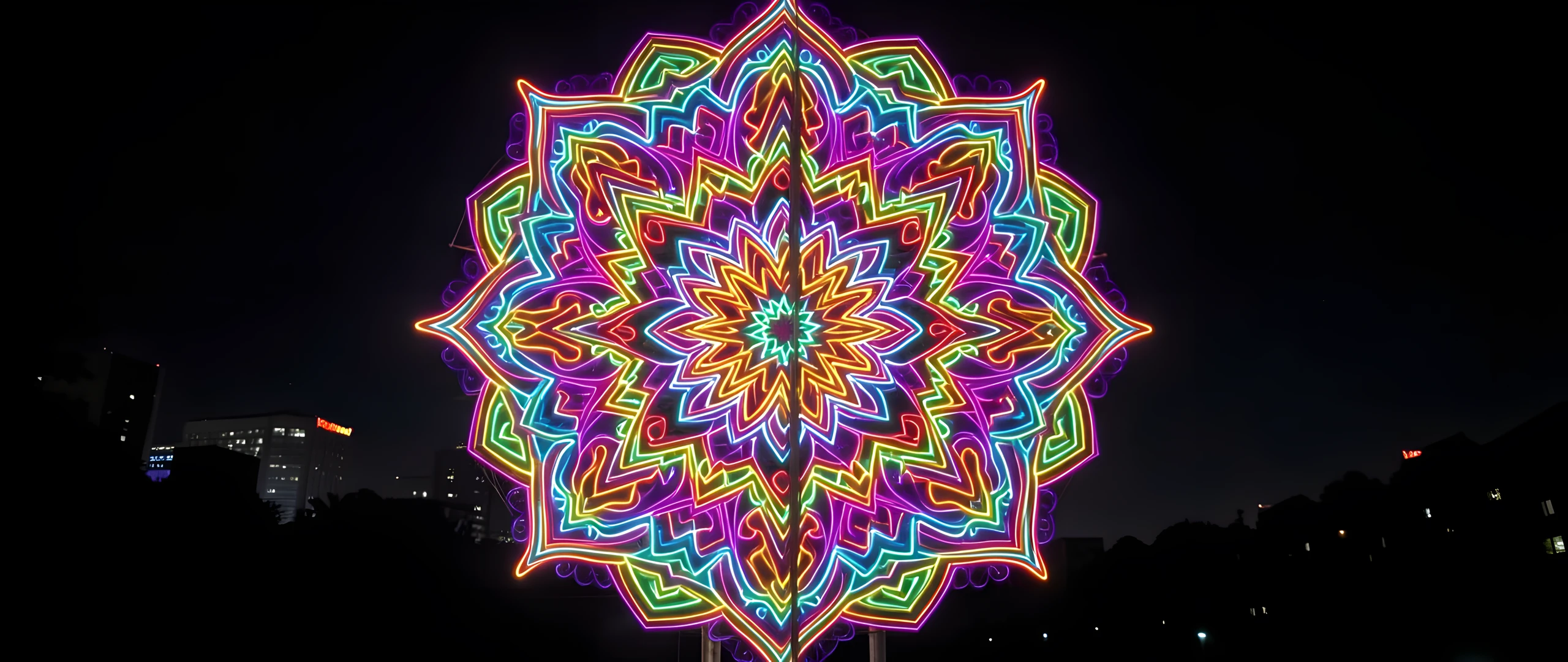 Neon Mandalas