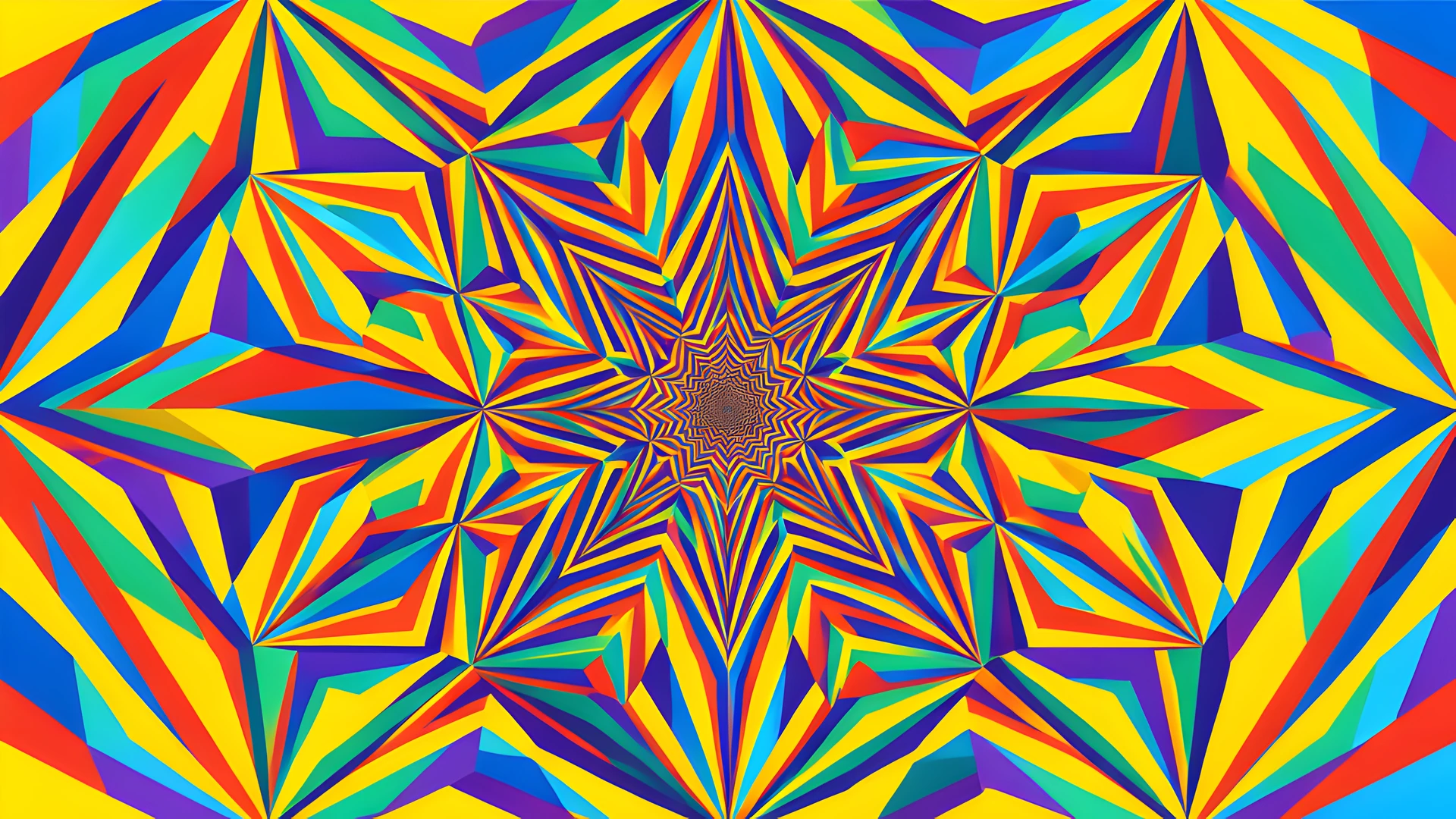 Swirling Color Maze