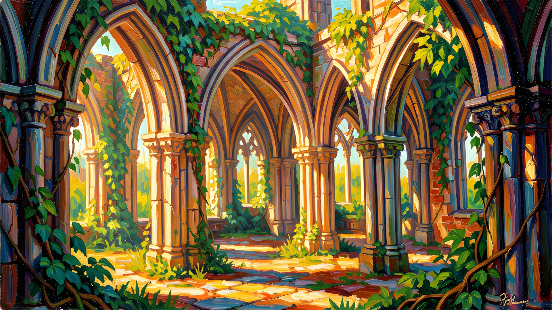 Dark Forest Landscape