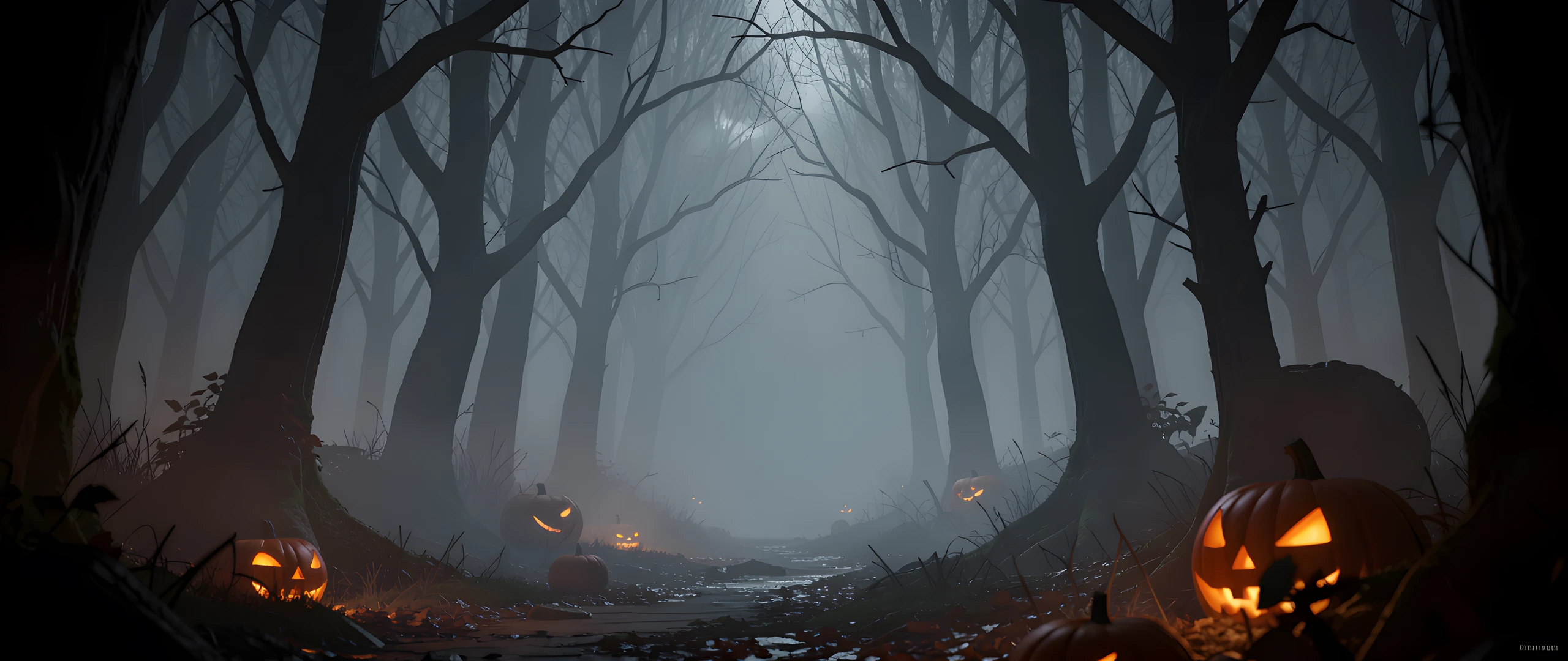 Haunted Twilight Woods