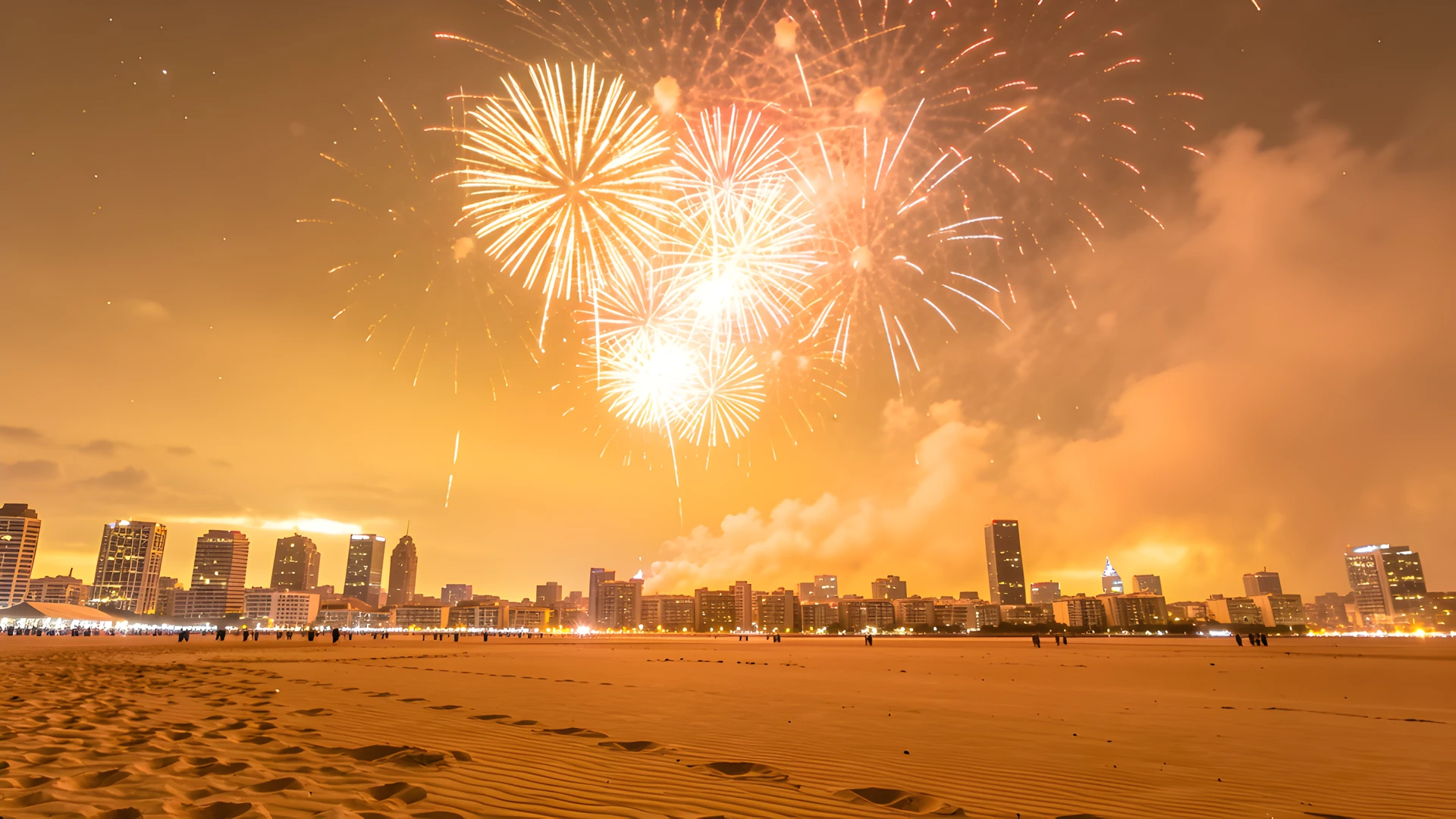 Fireworks Night Sky